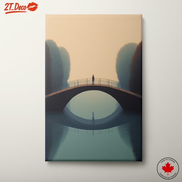 Reflections Over a Serene Bridge