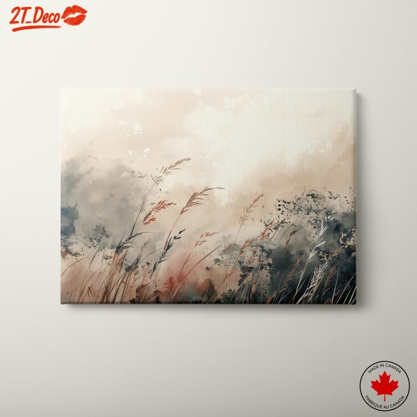 Serene Abstract Landscape with Gentle Waves