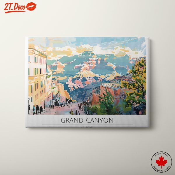 Grand Canyon Landscape in Artistic Style