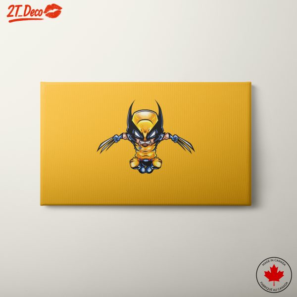 Wolverine Character Art in Bold Colors