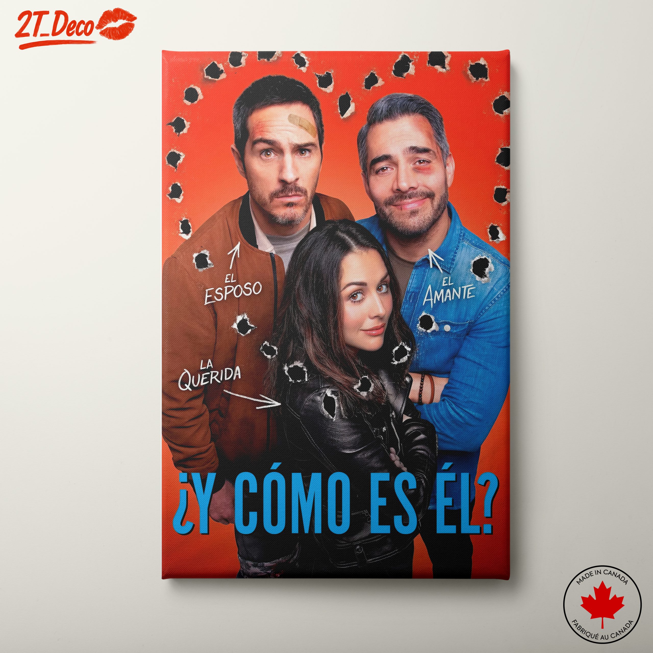 Romantic Comedy Art Depicting Love and Humor