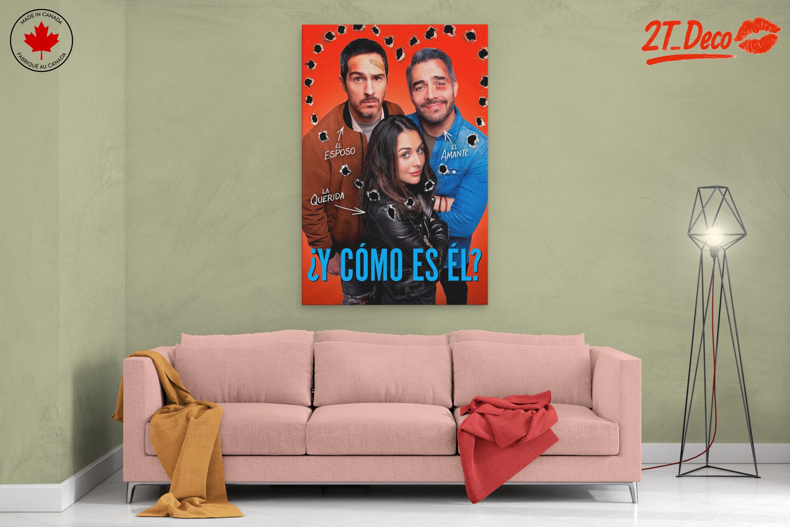 Romantic Comedy Art Depicting Love and Humor - Image 2