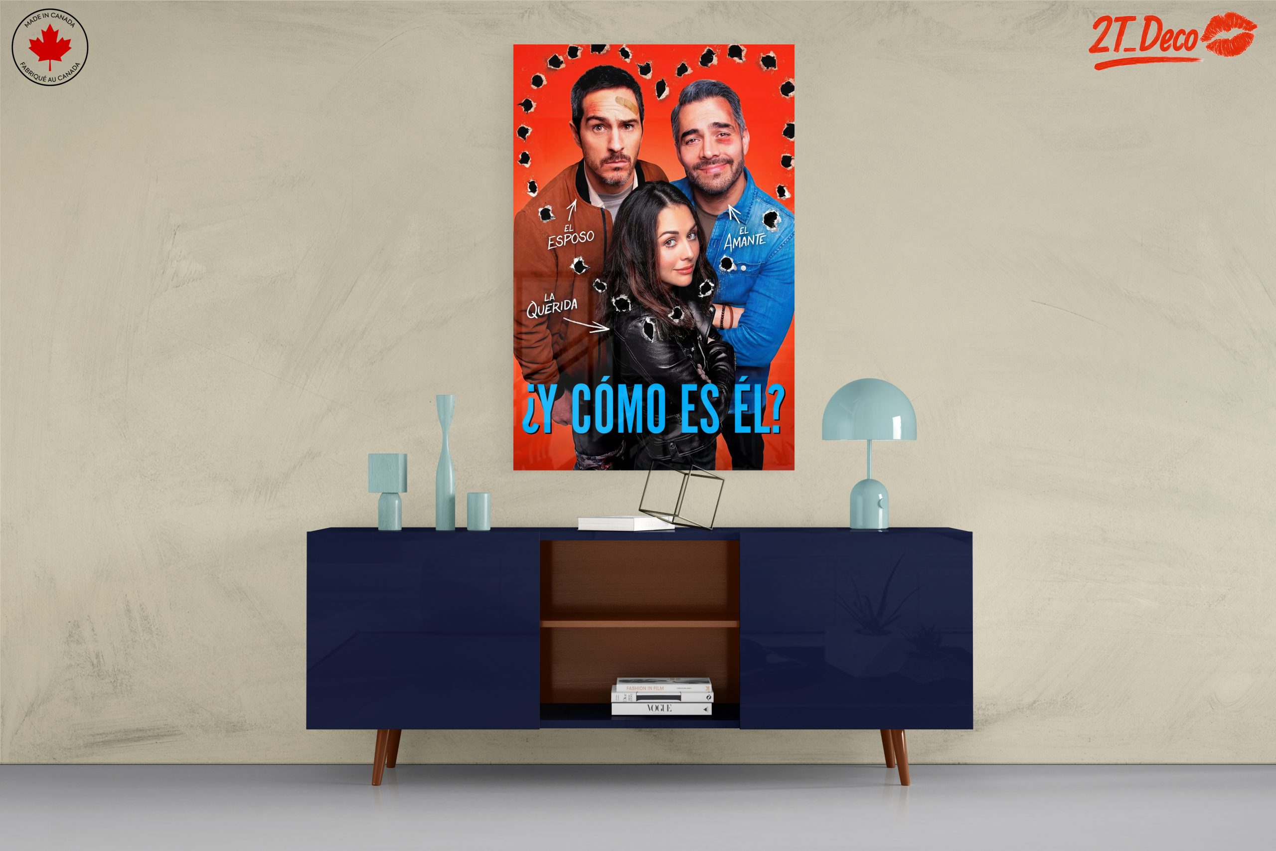 Romantic Comedy Art Depicting Love and Humor - Image 8