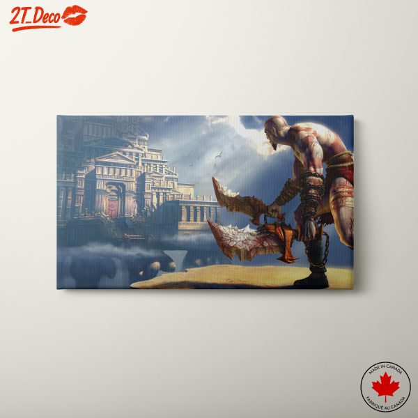 Epic God Of War Scene Art