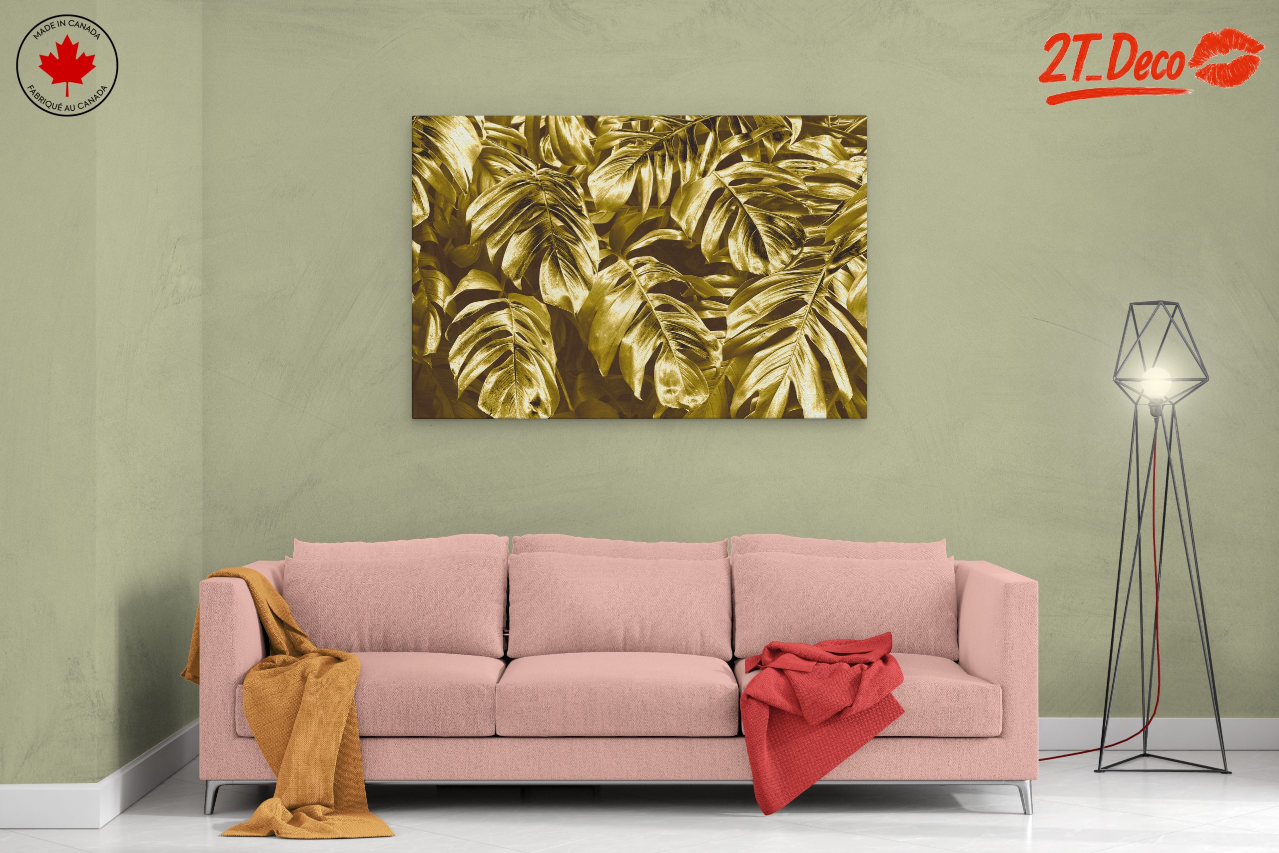 Tropical Leaf Patterns Wall Art - Image 2
