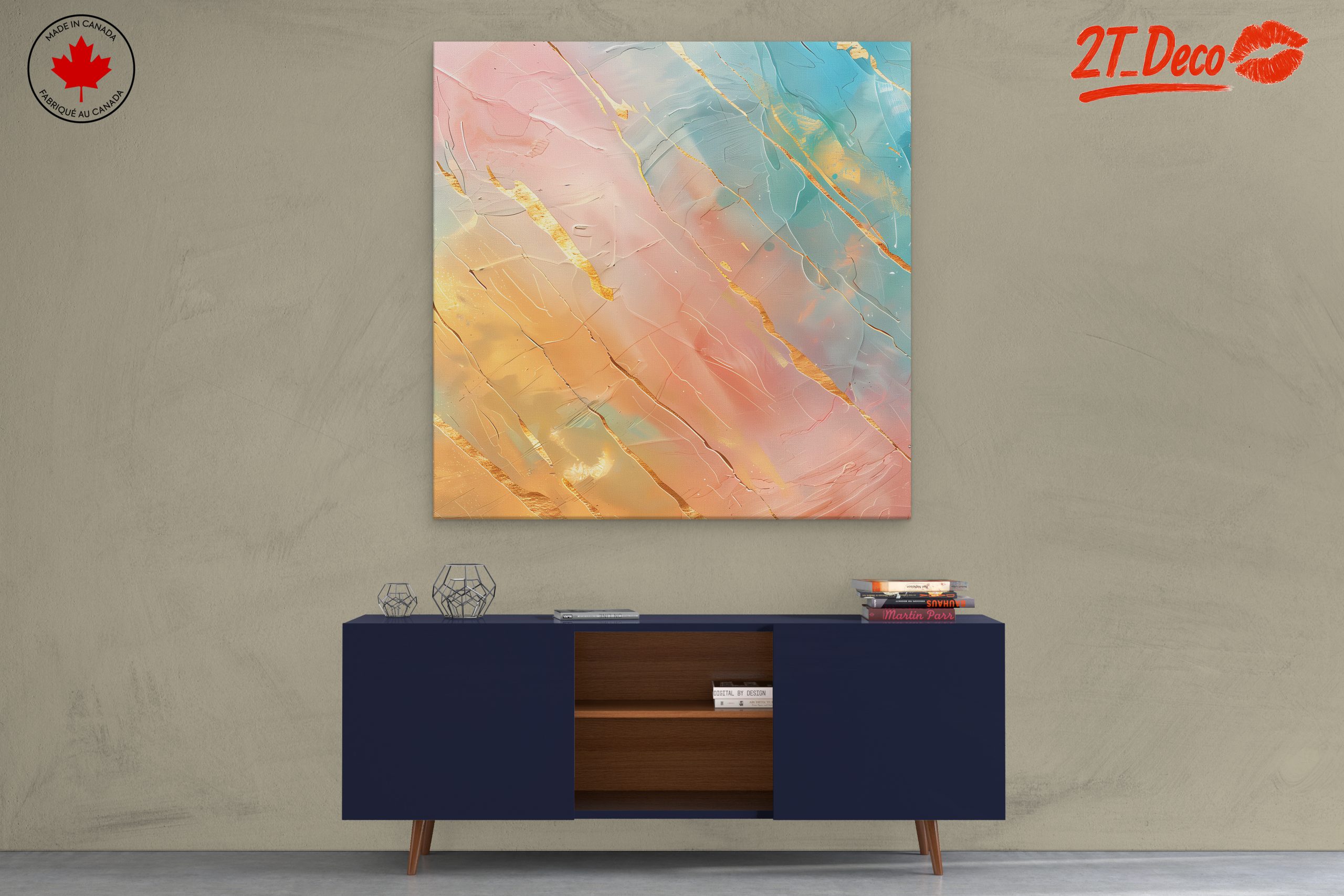 Abstract Gold Texture Art for Modern Spaces - Image 3