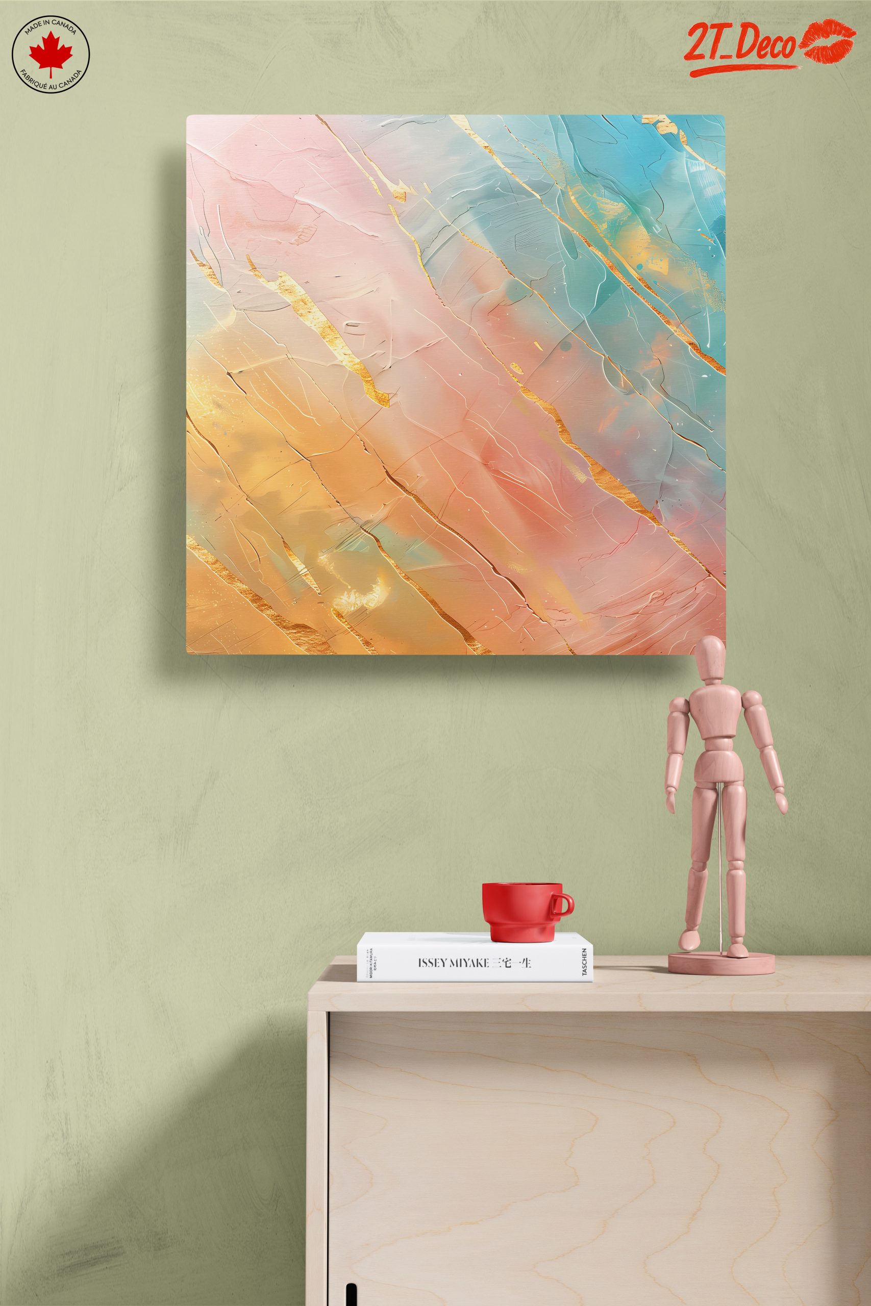 Abstract Gold Texture Art for Modern Spaces - Image 14