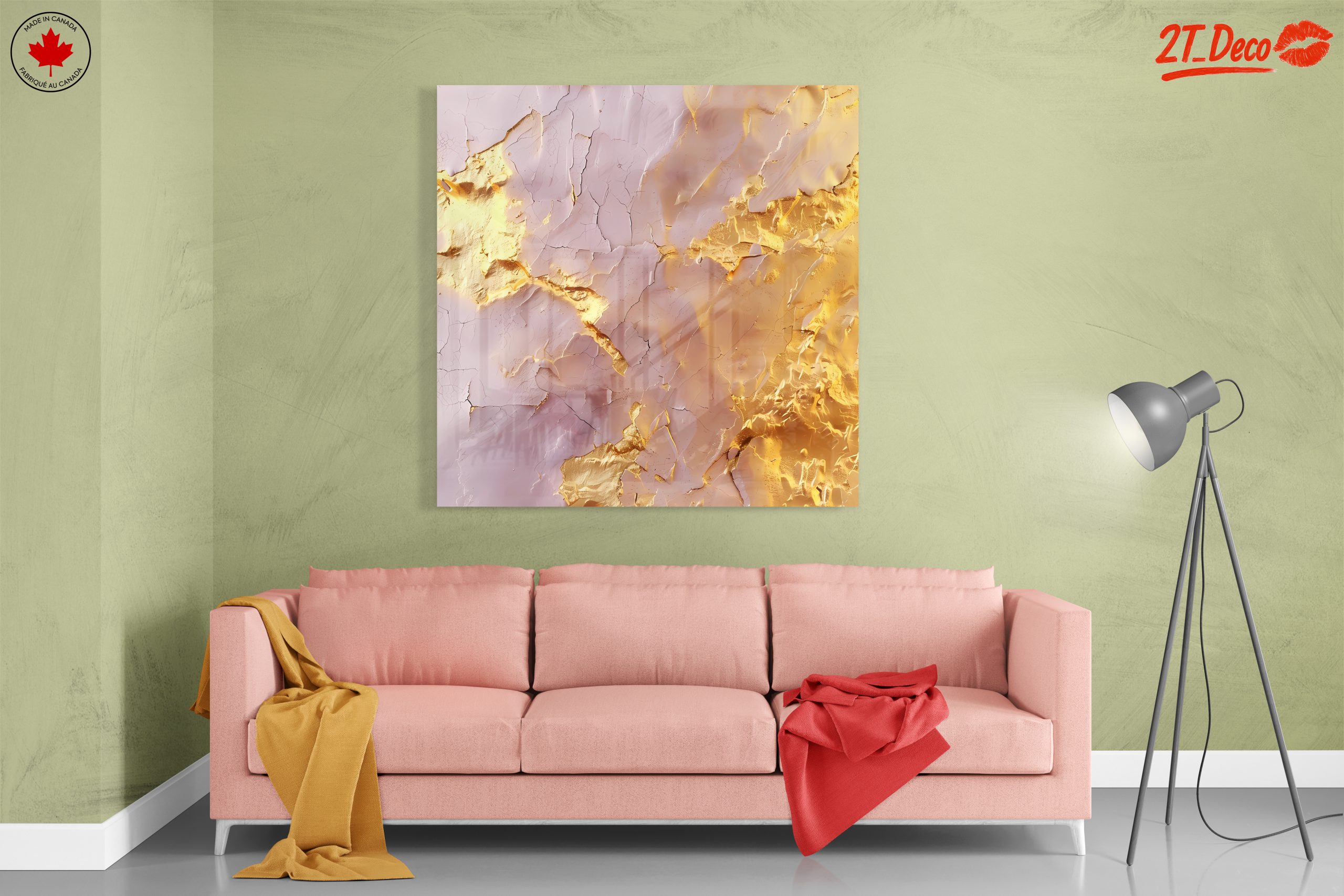 Elegant Abstract Gold Texture Art - Image 7