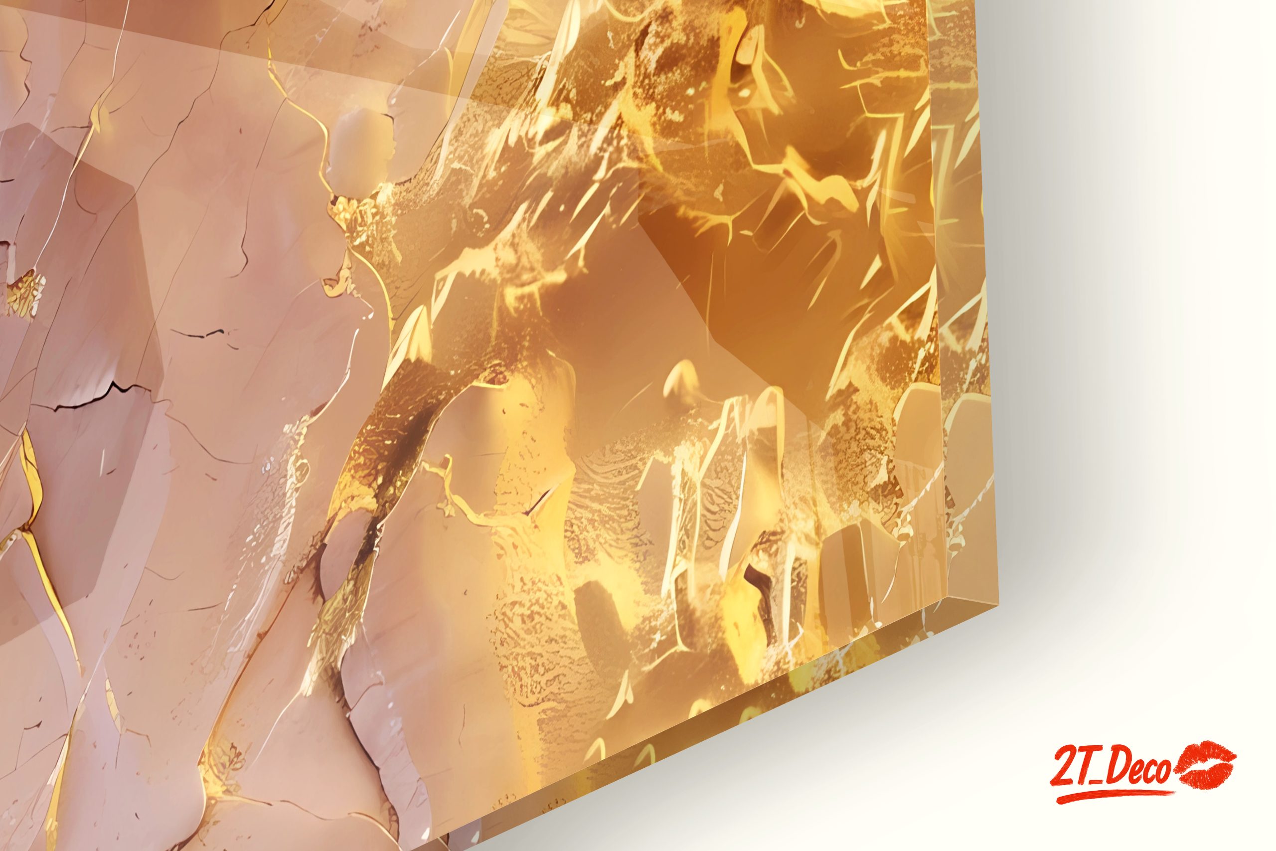 Elegant Abstract Gold Texture Art - Image 9