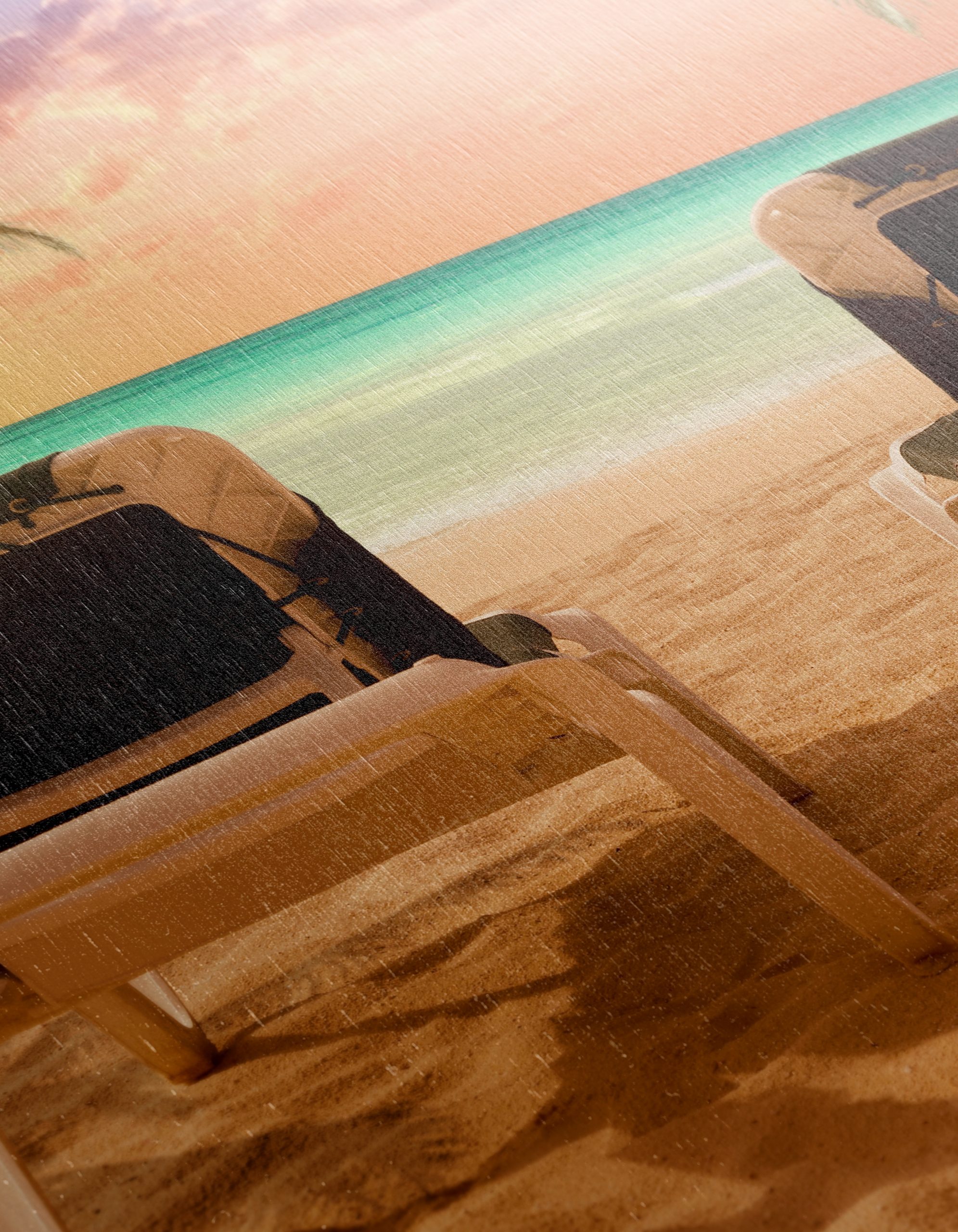 Coastal Beach Sunset with Palm Trees - Image 12