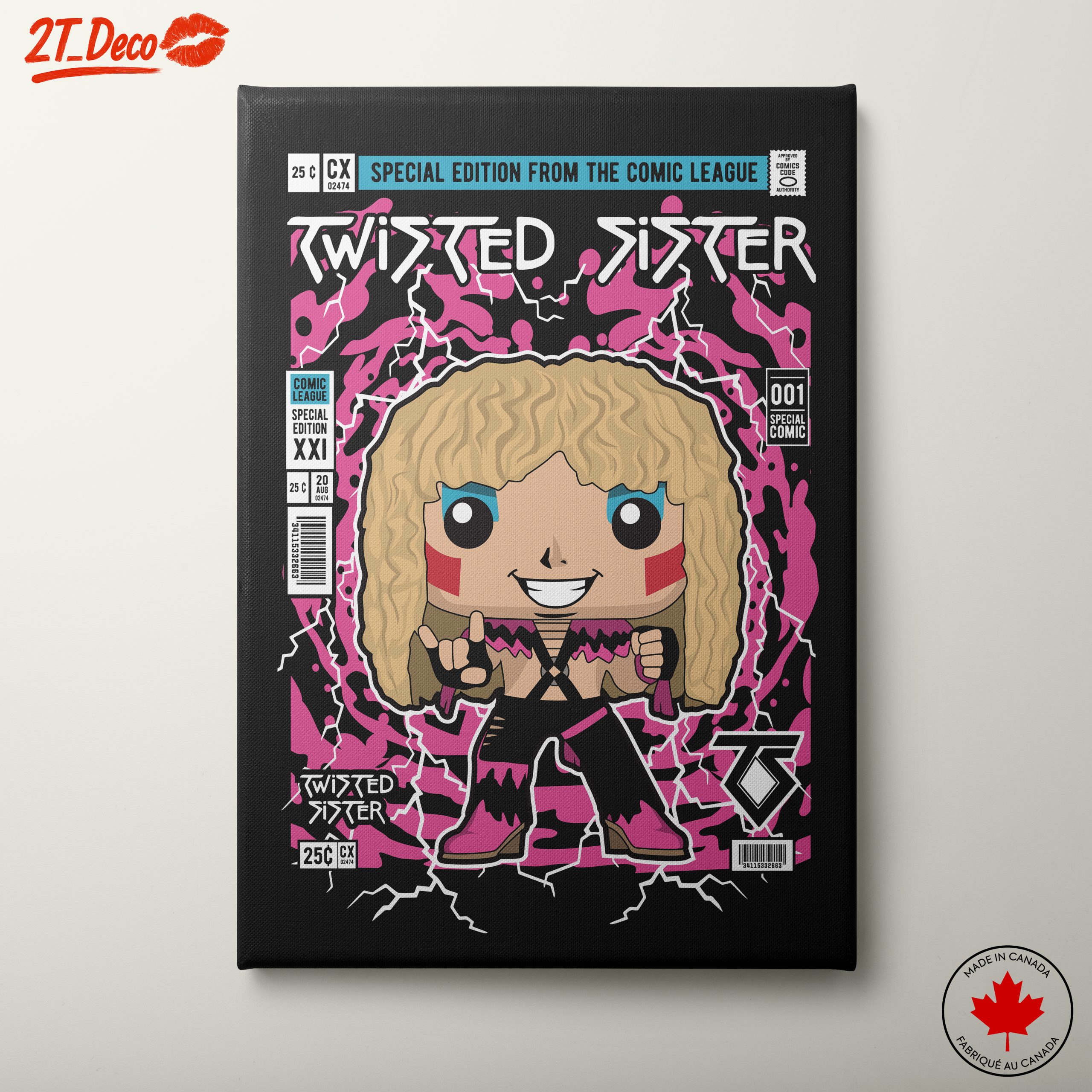 Twisted Sister Animated Character Artwork