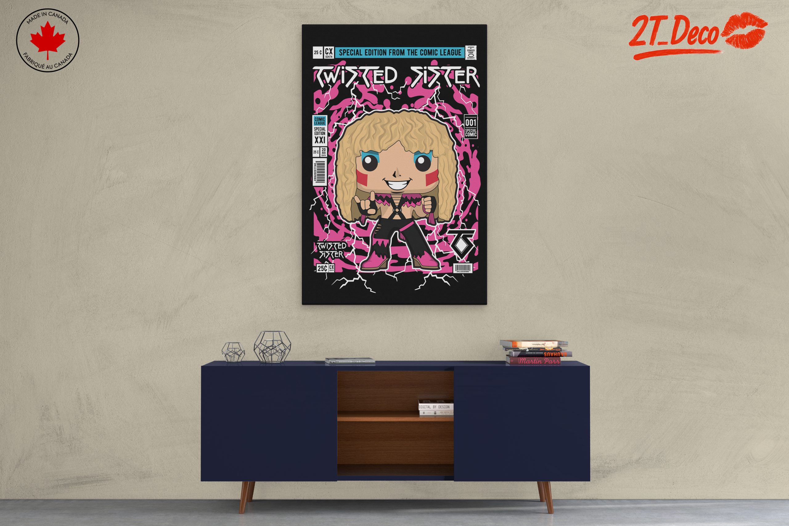 Twisted Sister Animated Character Artwork - Image 3