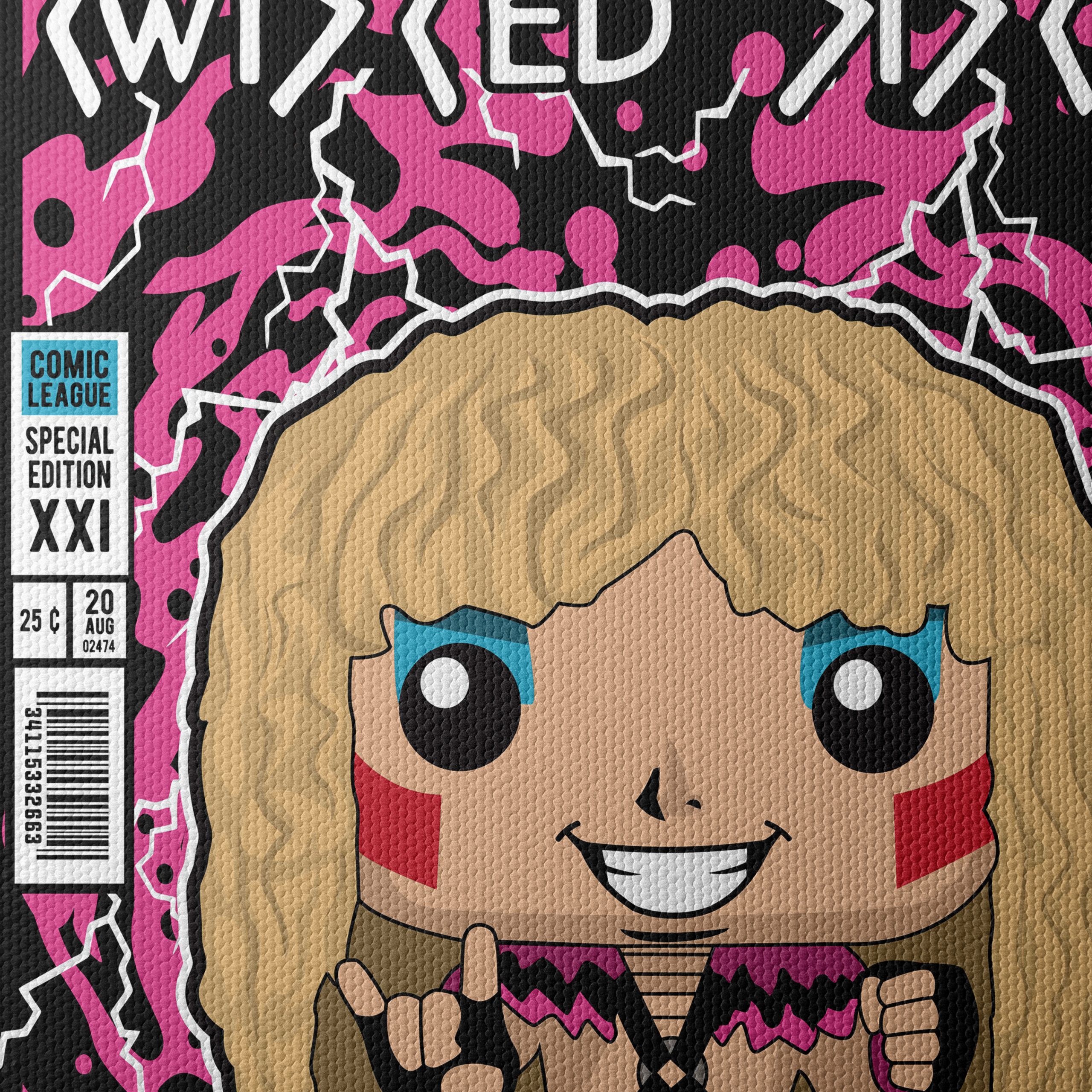 Twisted Sister Animated Character Artwork - Image 4