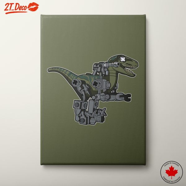 Mechanical Dinosaur Illustration