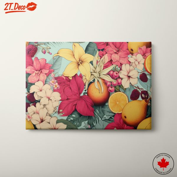 Colorful Botanical Leaf Artwork