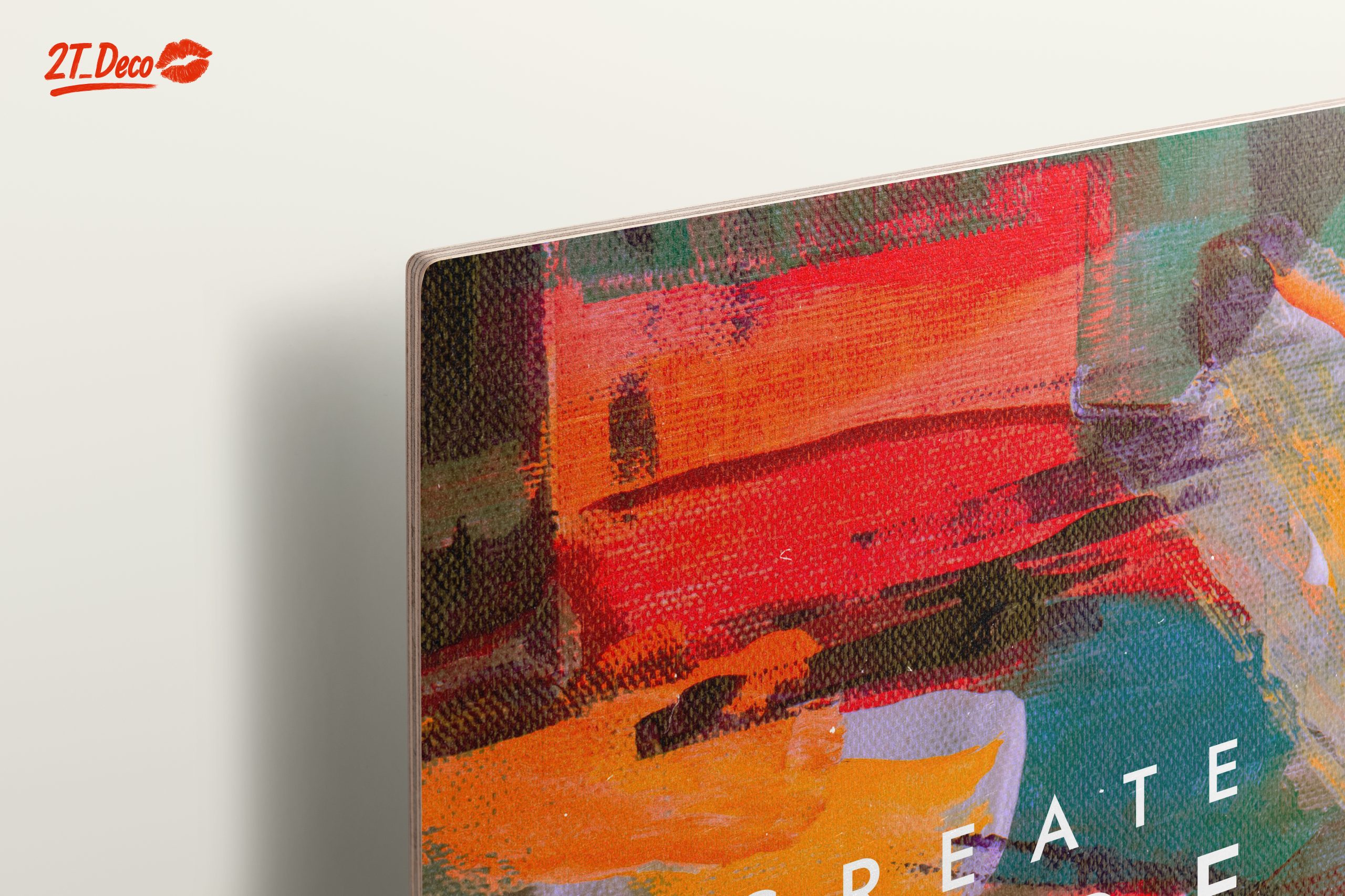 Create More Consume Less Abstract Artwork - Image 15
