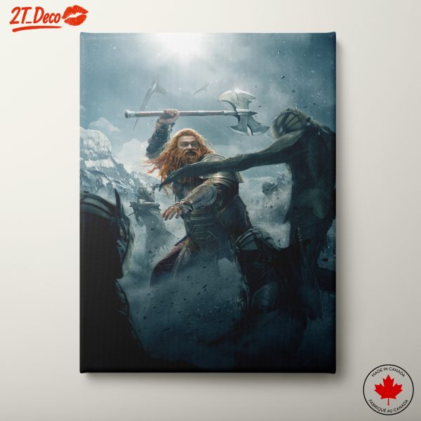 Epic Battle Scene Featuring Aquaman