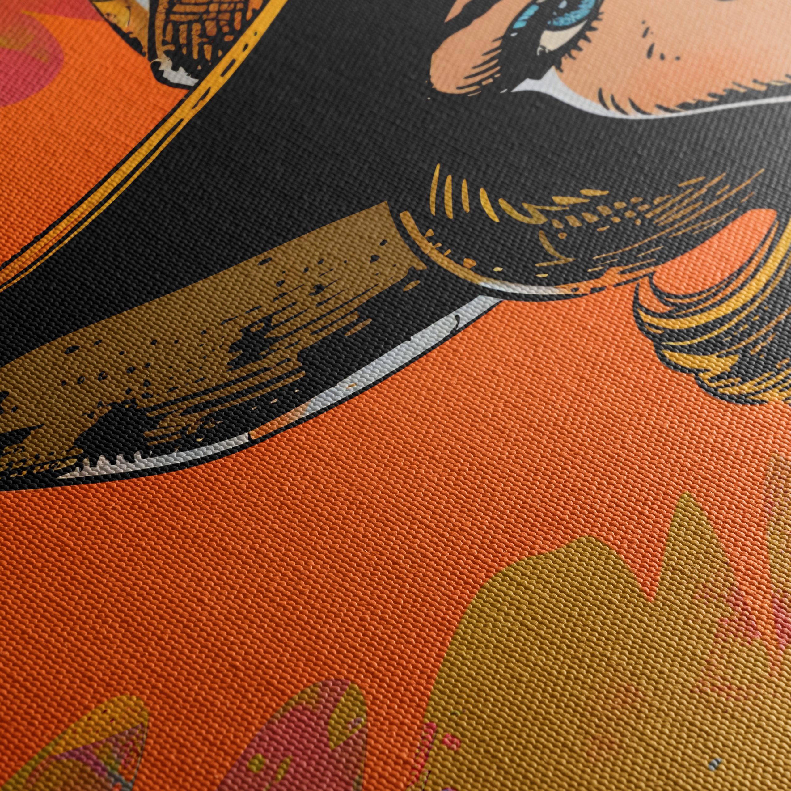 Vintage Cowgirl Style Pop Art - Image 5