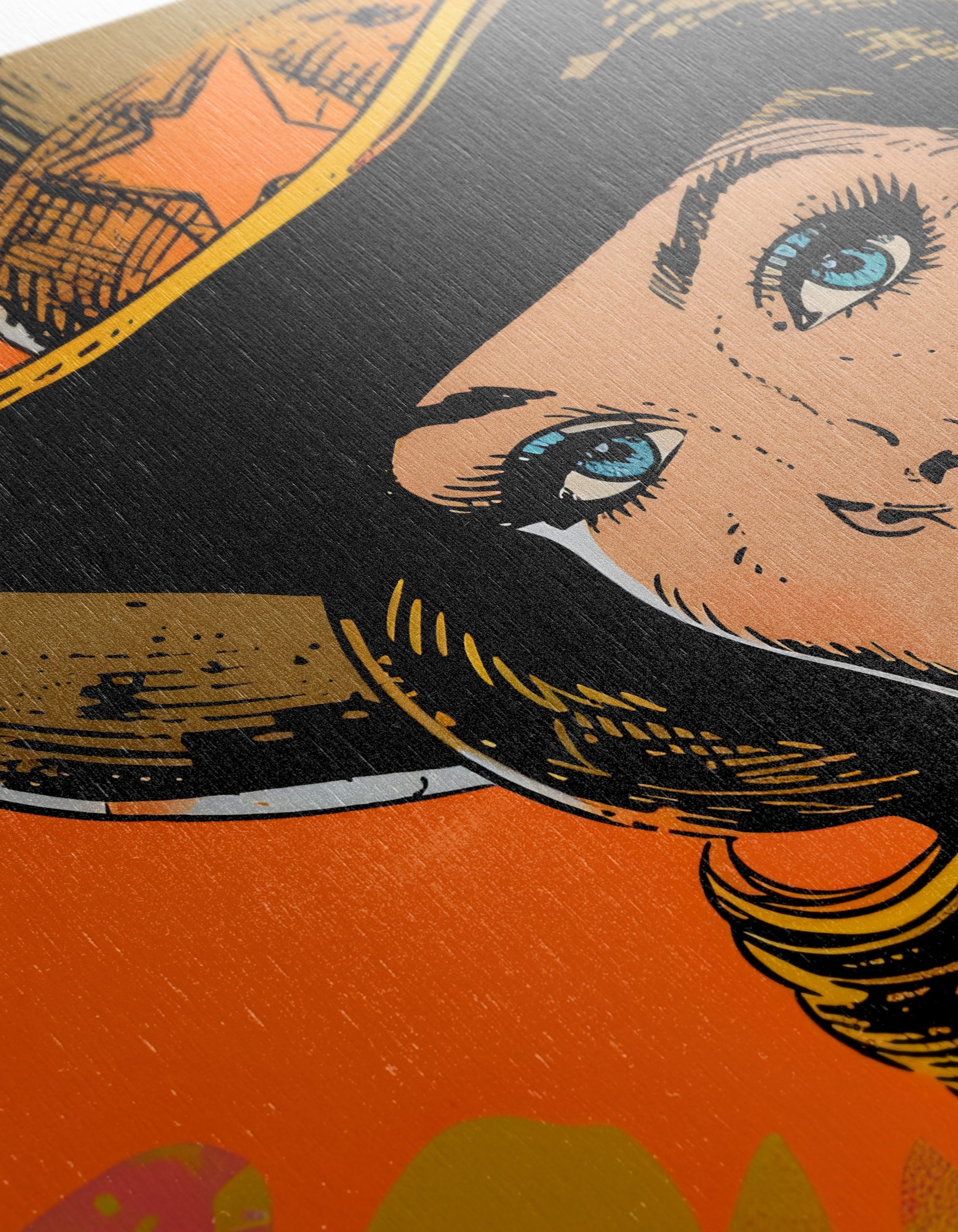 Vintage Cowgirl Style Pop Art - Image 12