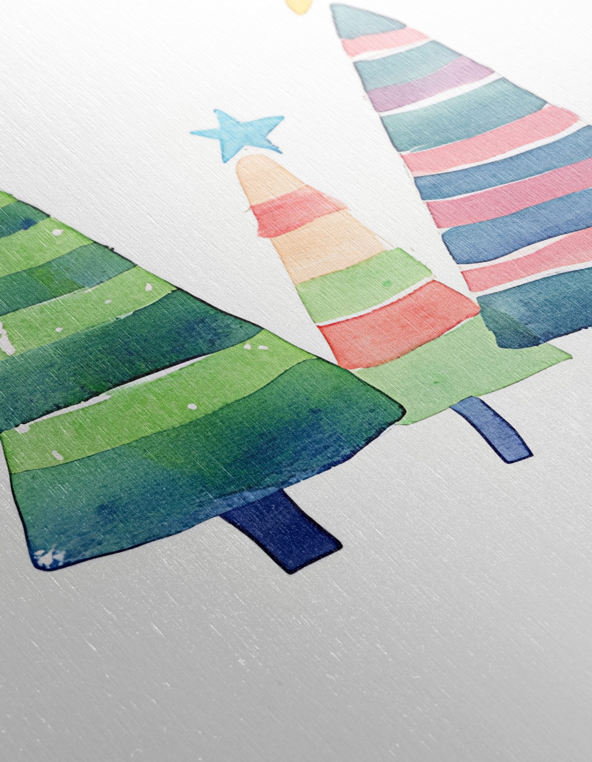 Colorful Christmas Trees in Festive Style - Image 12