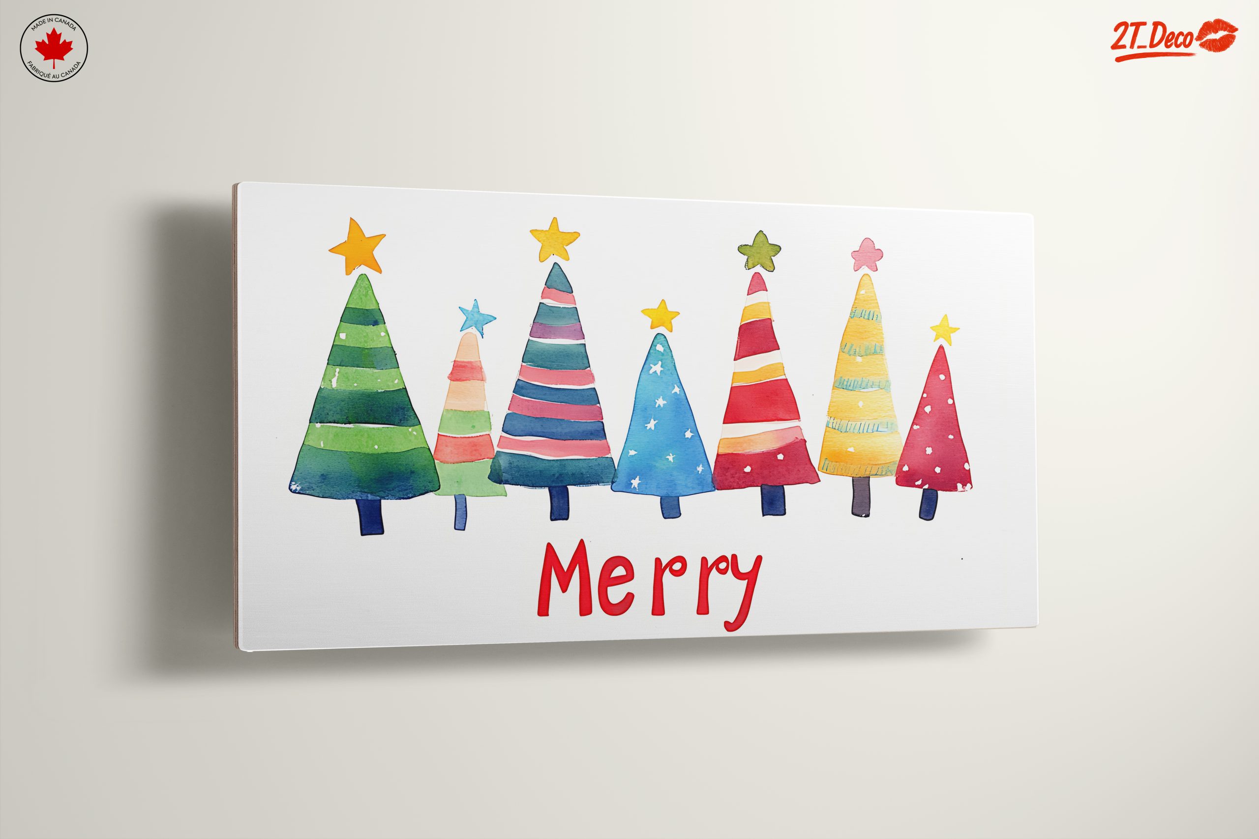 Colorful Christmas Trees in Festive Style - Image 13