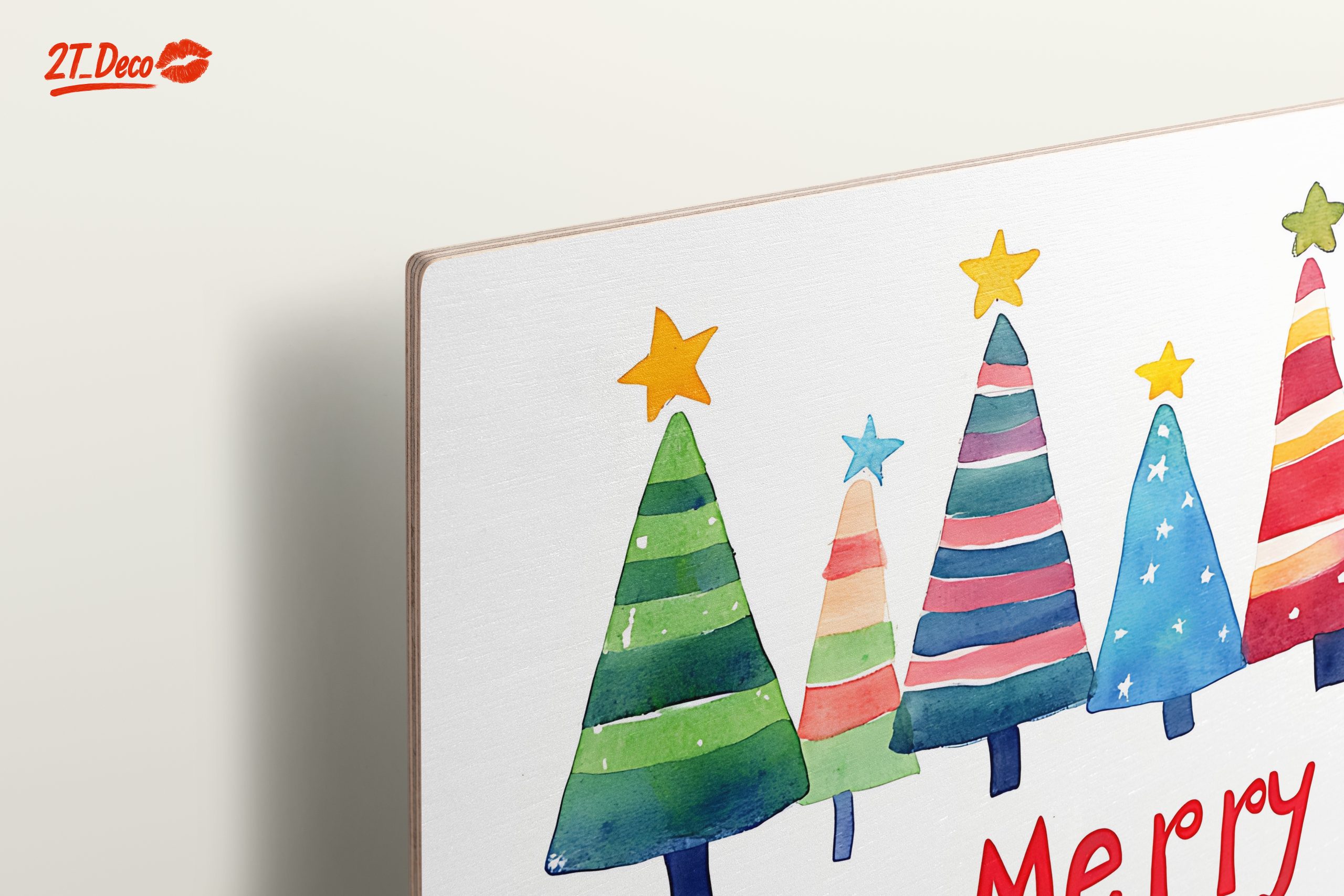Colorful Christmas Trees in Festive Style - Image 15