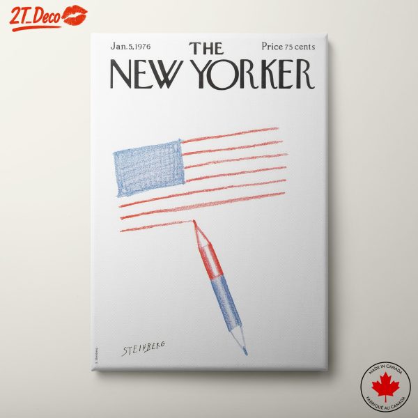 The New Yorker Cover January 1976 Art