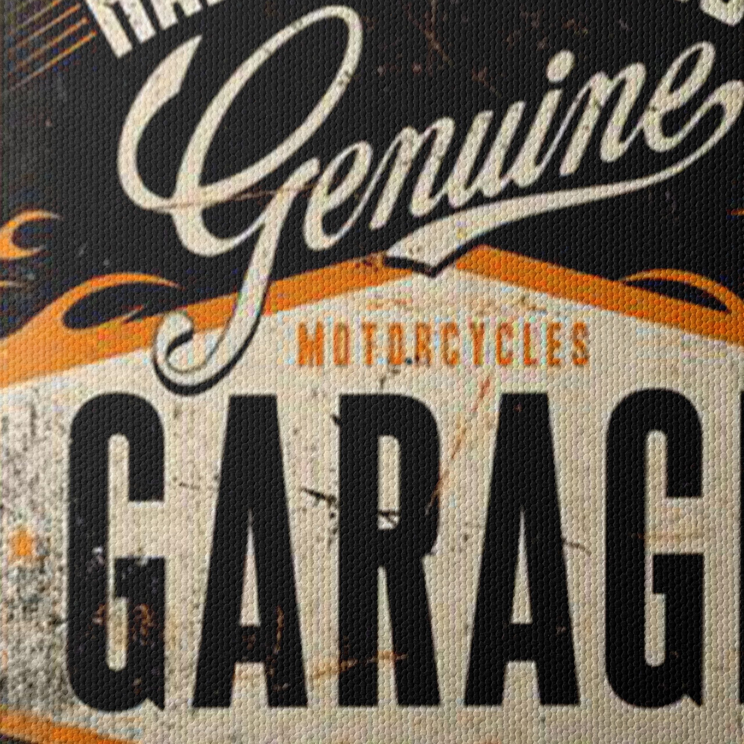 Harley Davidson Garage Sign Art - Image 4