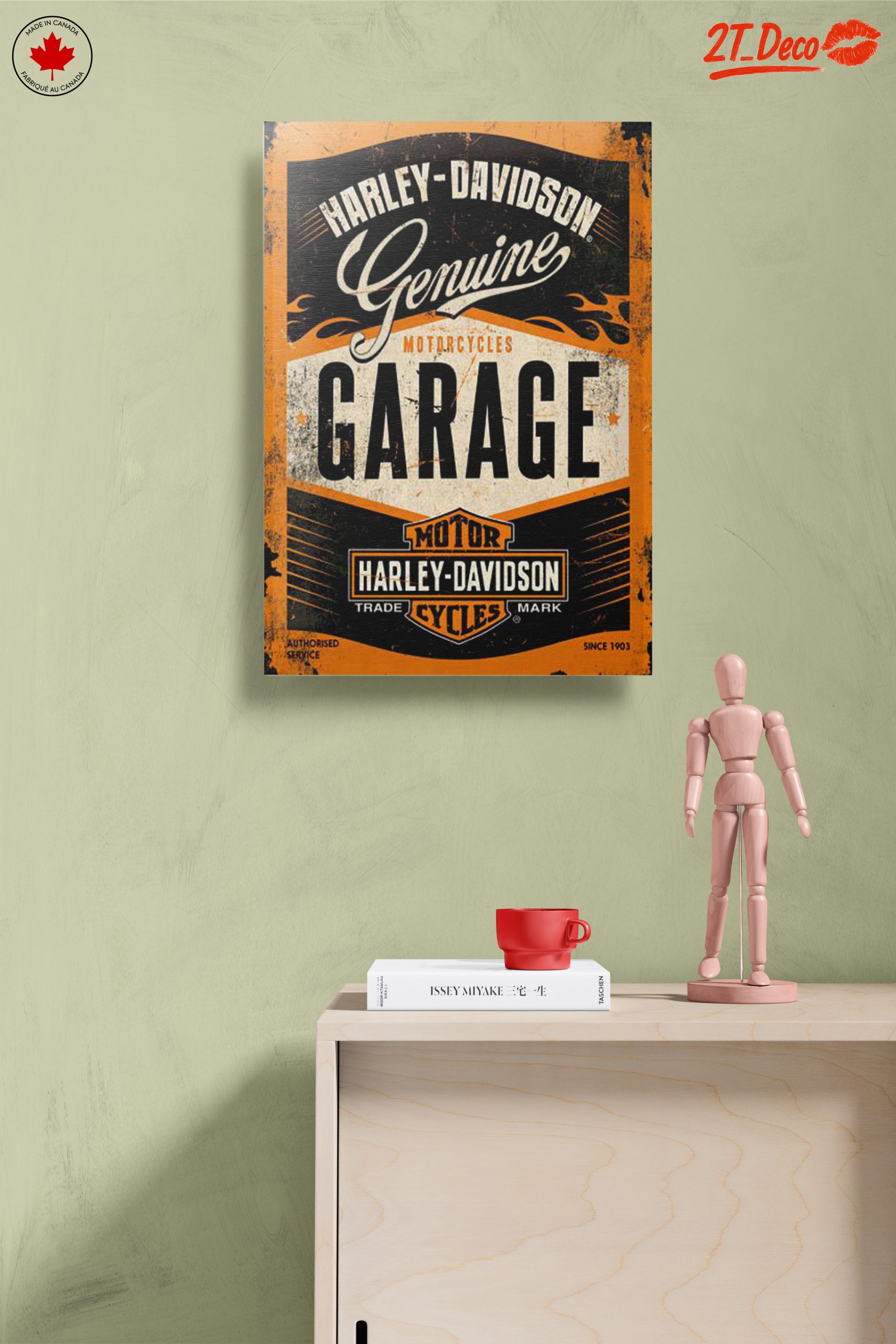 Harley Davidson Garage Sign Art - Image 14