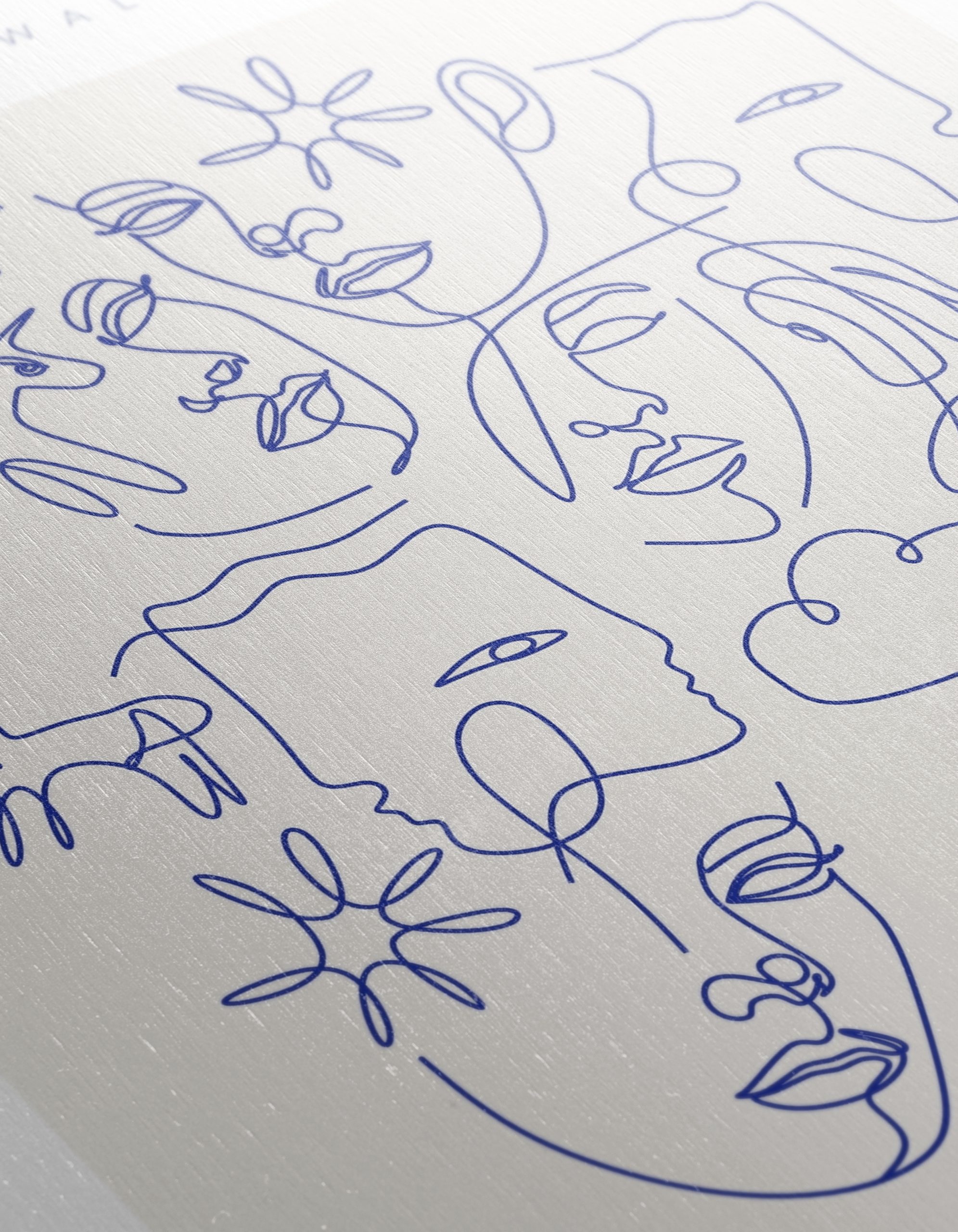 Scandinavian Style Line Art of Faces - Image 12