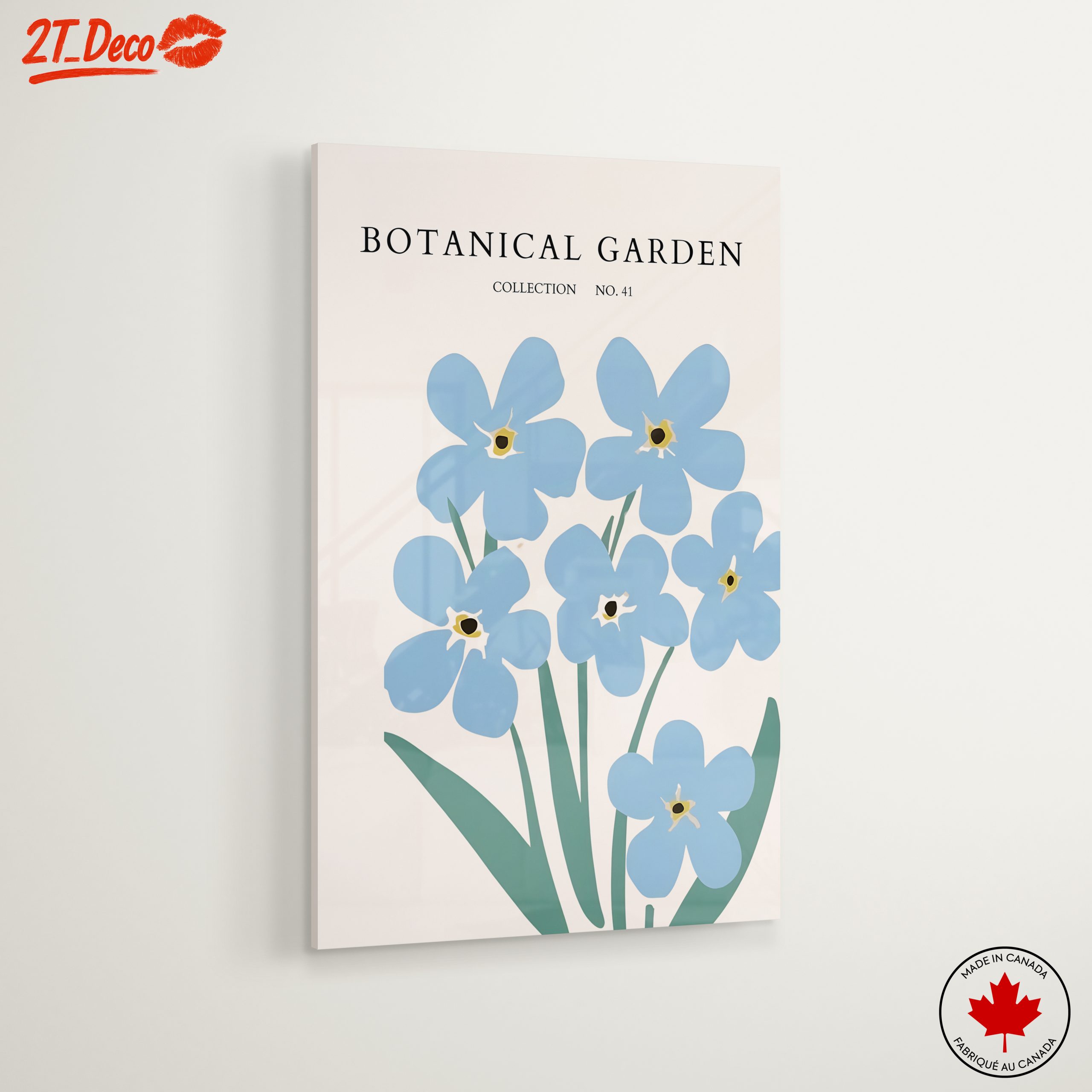 Botanical Garden Collection with Blue Flowers - Image 6