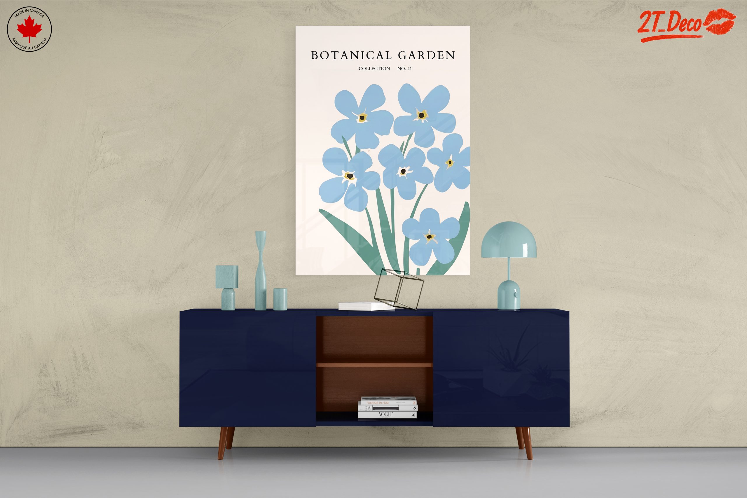 Botanical Garden Collection with Blue Flowers - Image 8