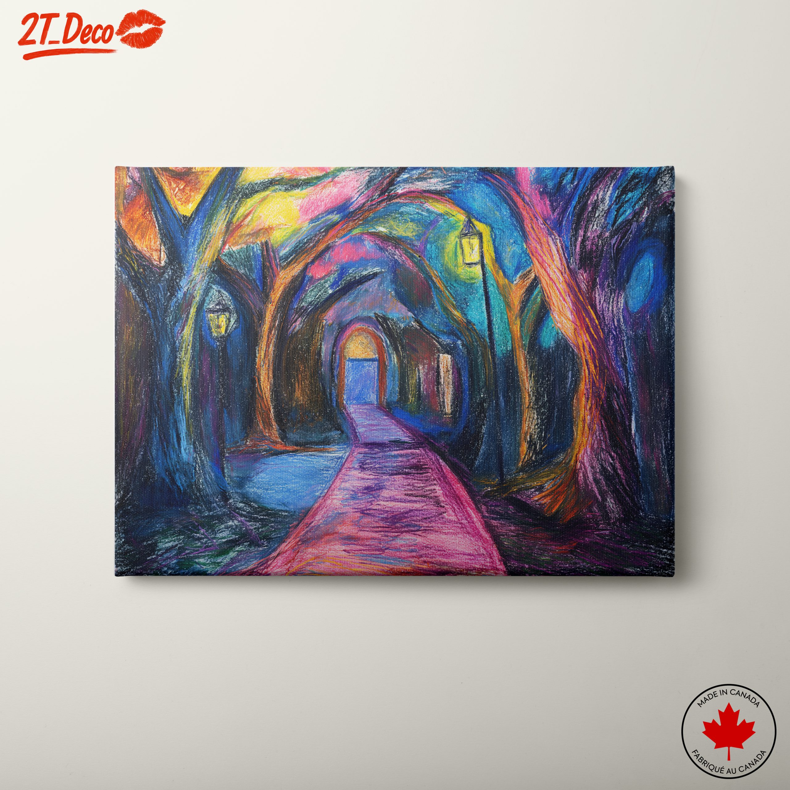 Colorful Abstract Pathway Art 2