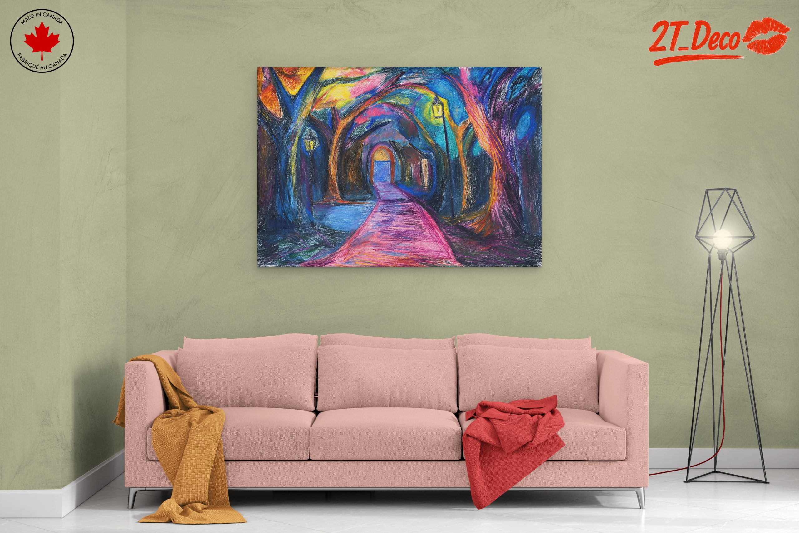 Colorful Abstract Pathway Art 2 - Image 2