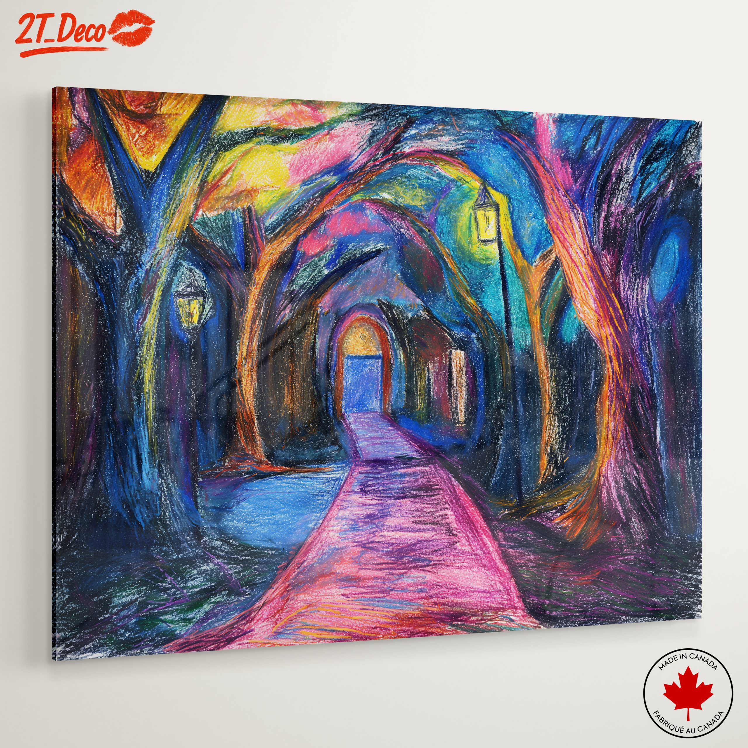 Colorful Abstract Pathway Art 2 - Image 6