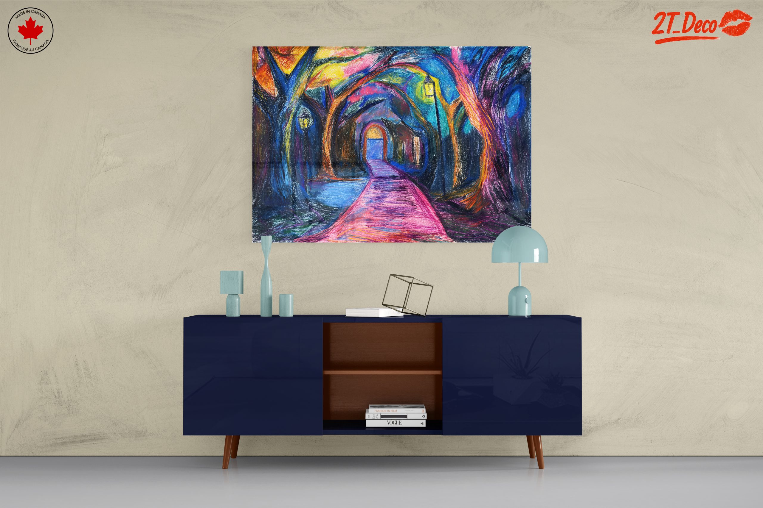 Colorful Abstract Pathway Art 2 - Image 8