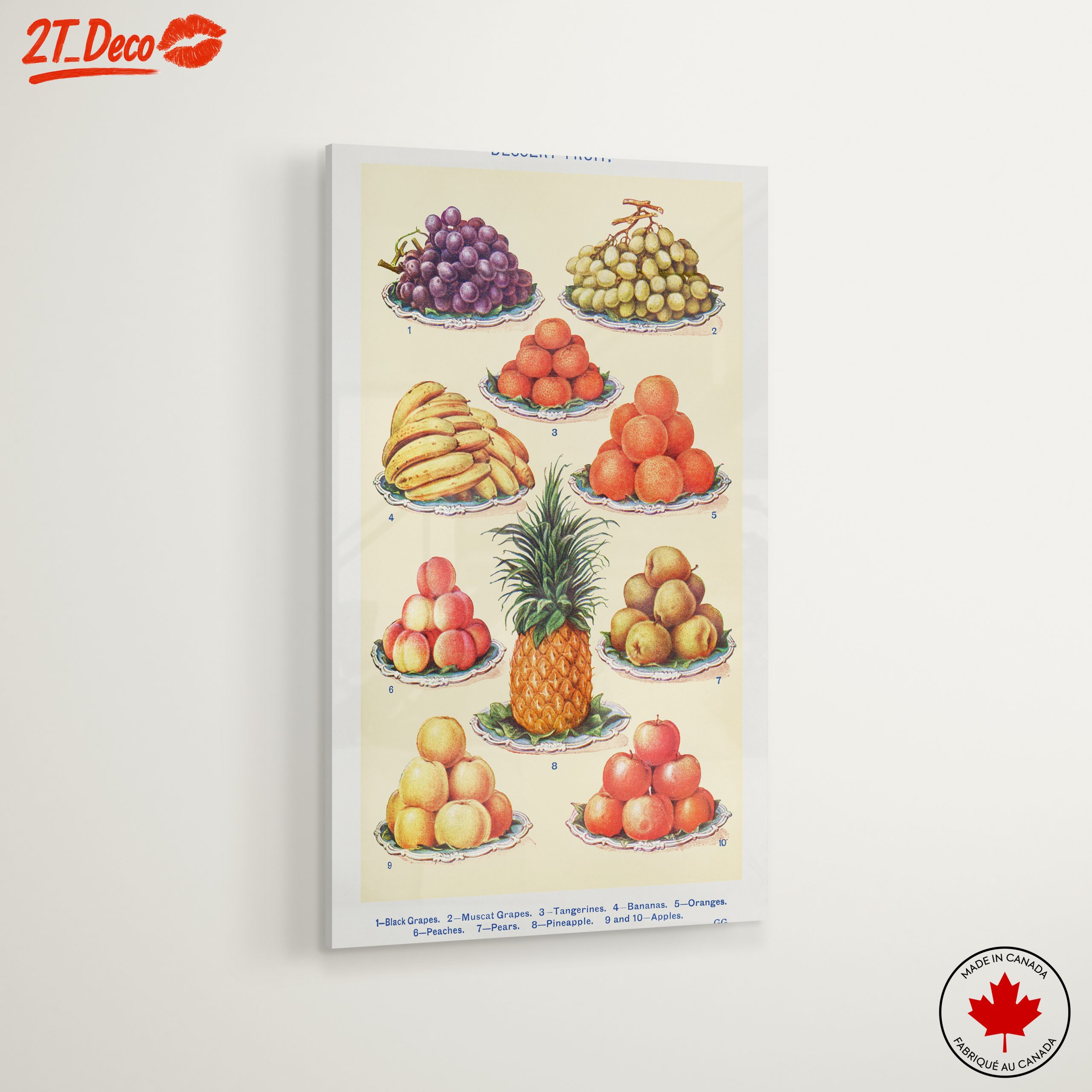 Vibrant Abstract Fruit Art for Elegant Spaces - Image 6