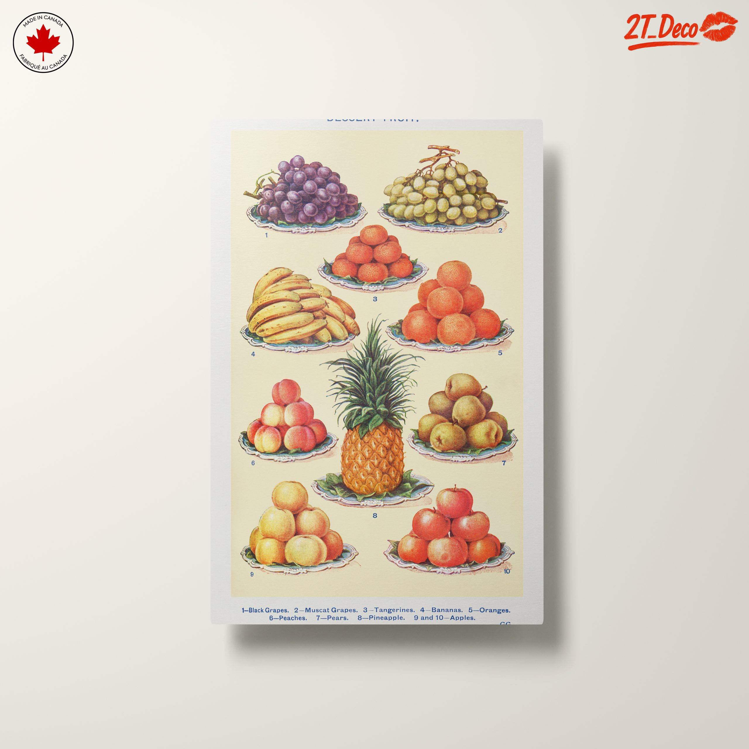 Vibrant Abstract Fruit Art for Elegant Spaces - Image 10