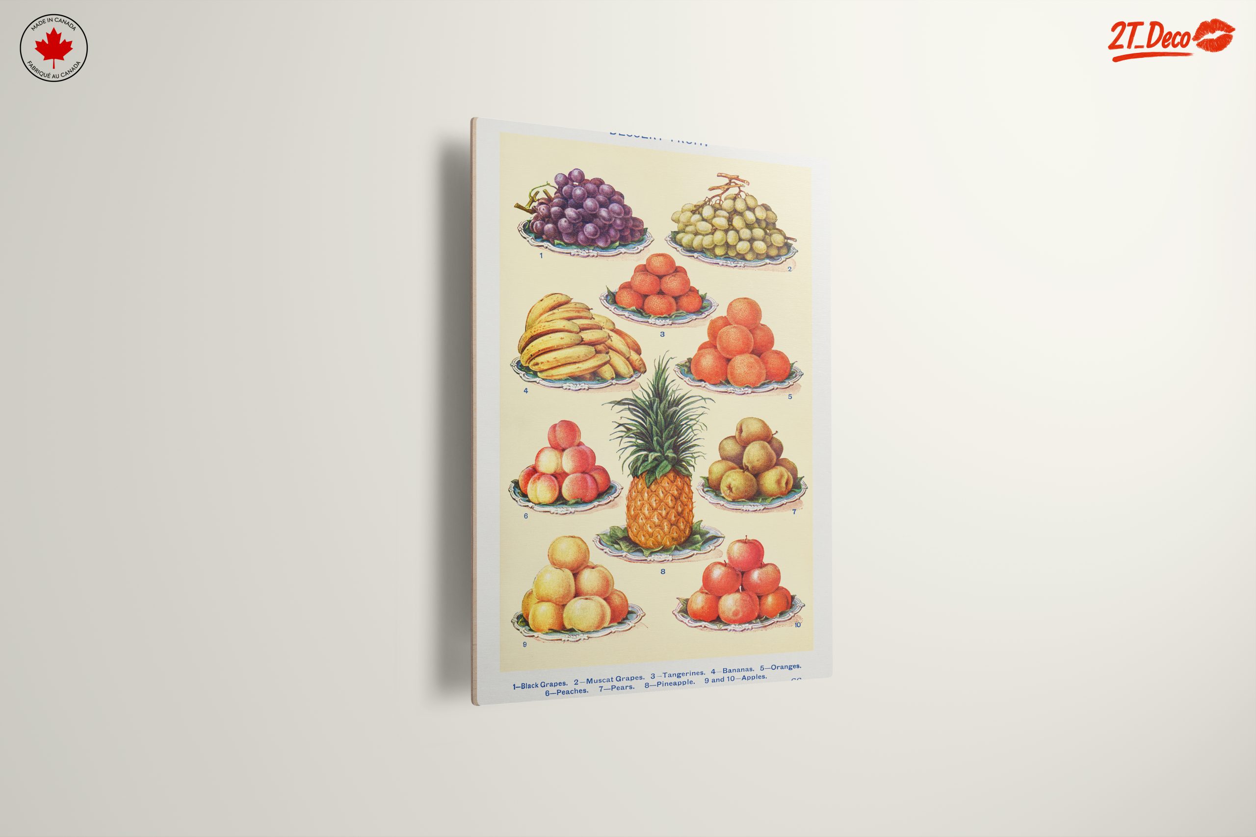 Vibrant Abstract Fruit Art for Elegant Spaces - Image 13