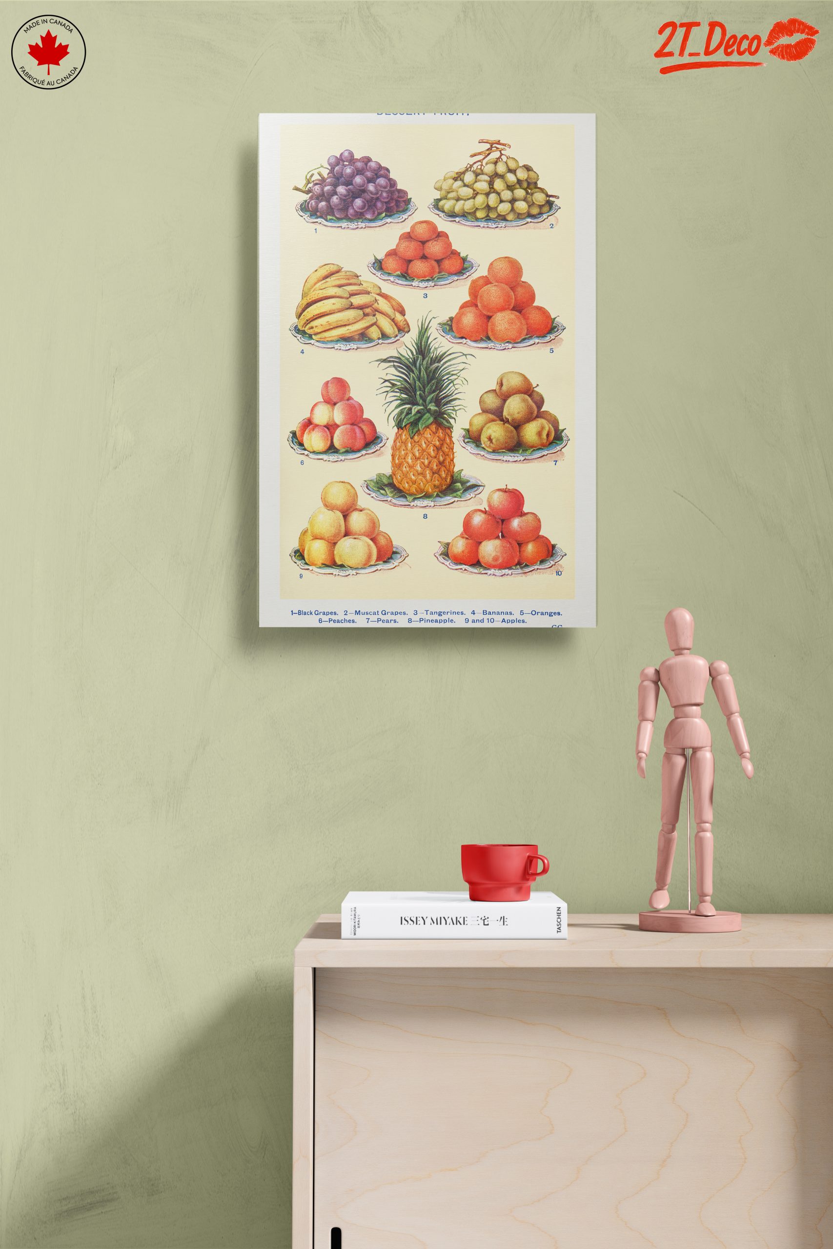 Vibrant Abstract Fruit Art for Elegant Spaces - Image 14