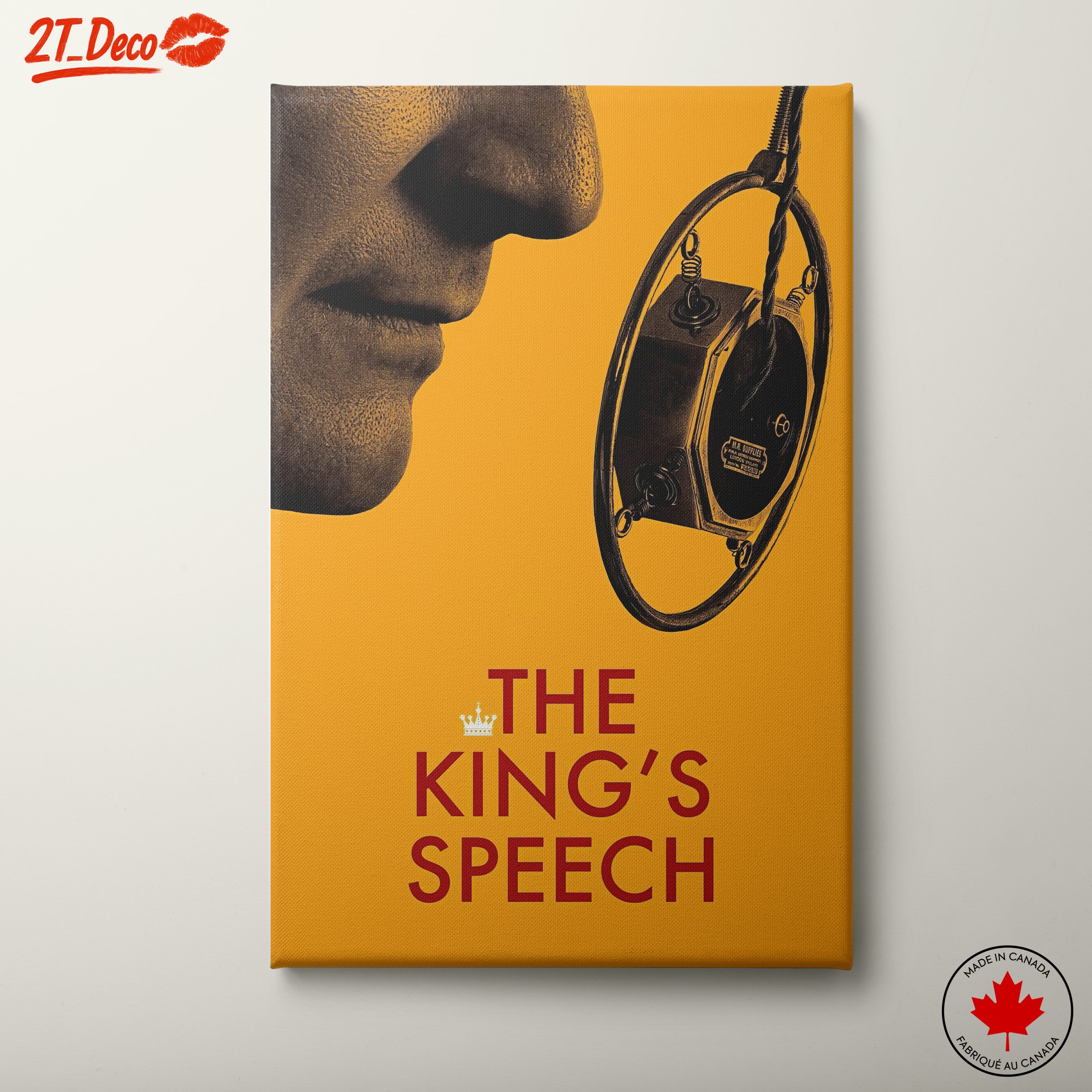 The King's Speech Movie Quote Art