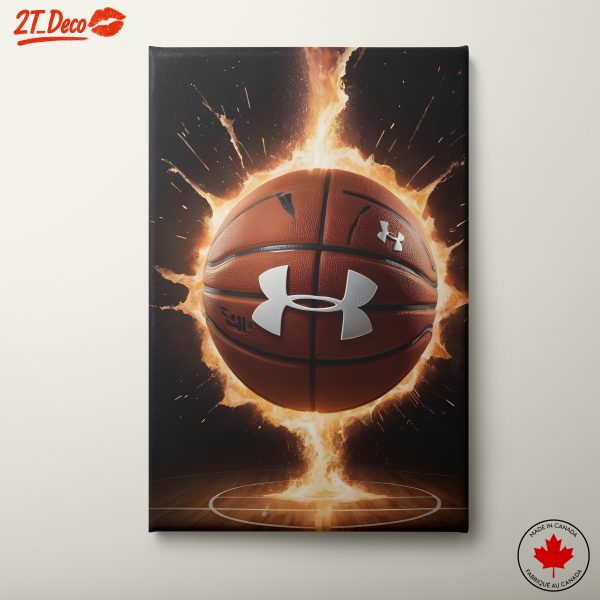 Epic Basketball Burst with Nike Logo