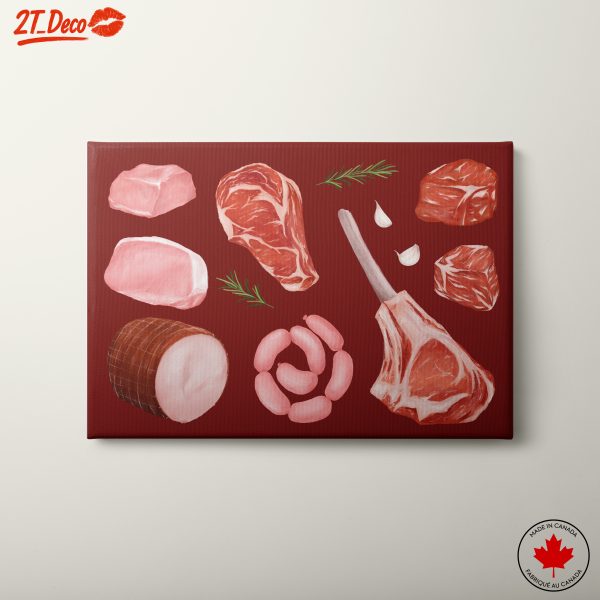 Abstract Meat Composition Art