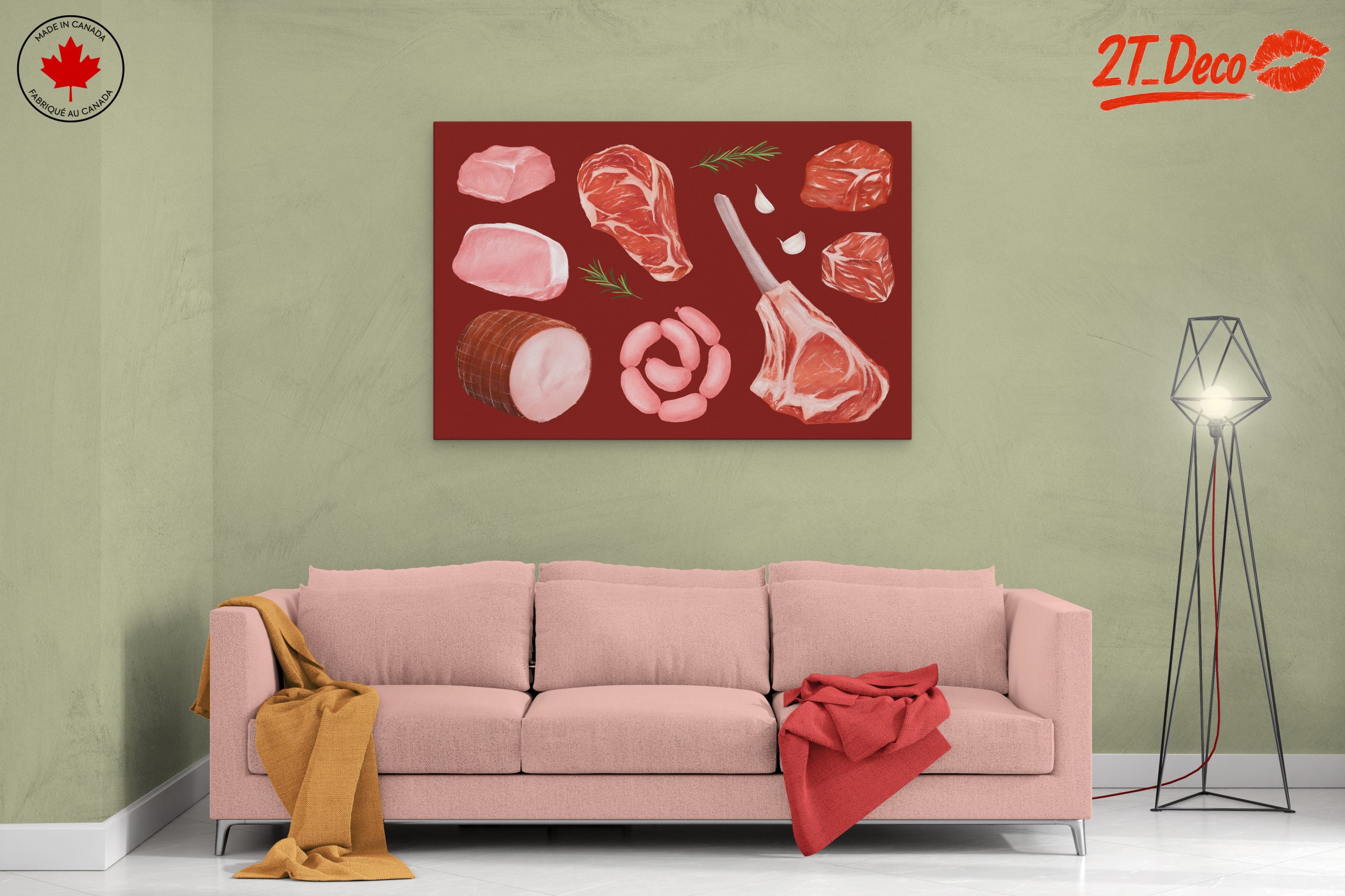 Abstract Meat Composition Art - Image 2