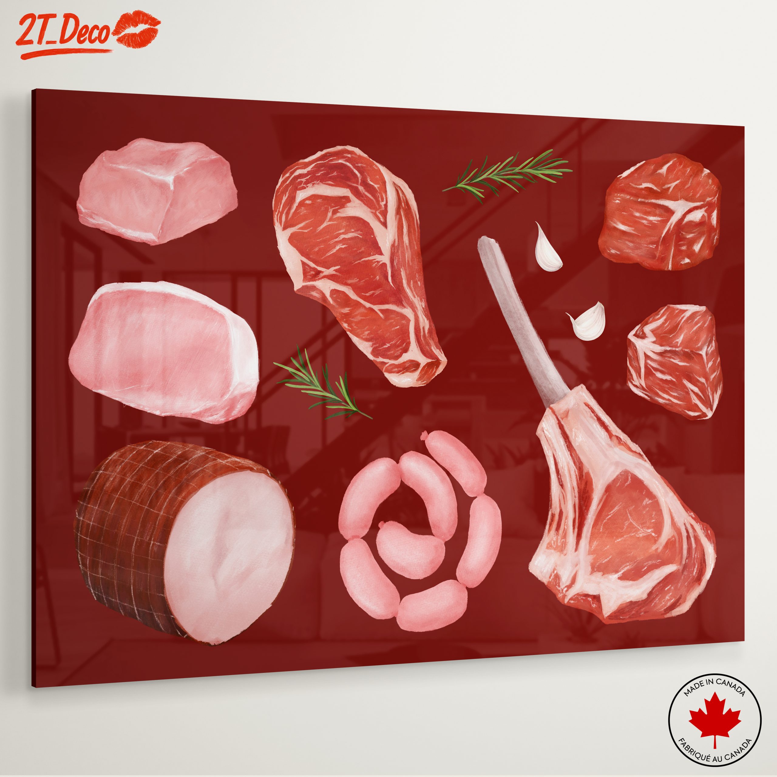 Abstract Meat Composition Art - Image 6