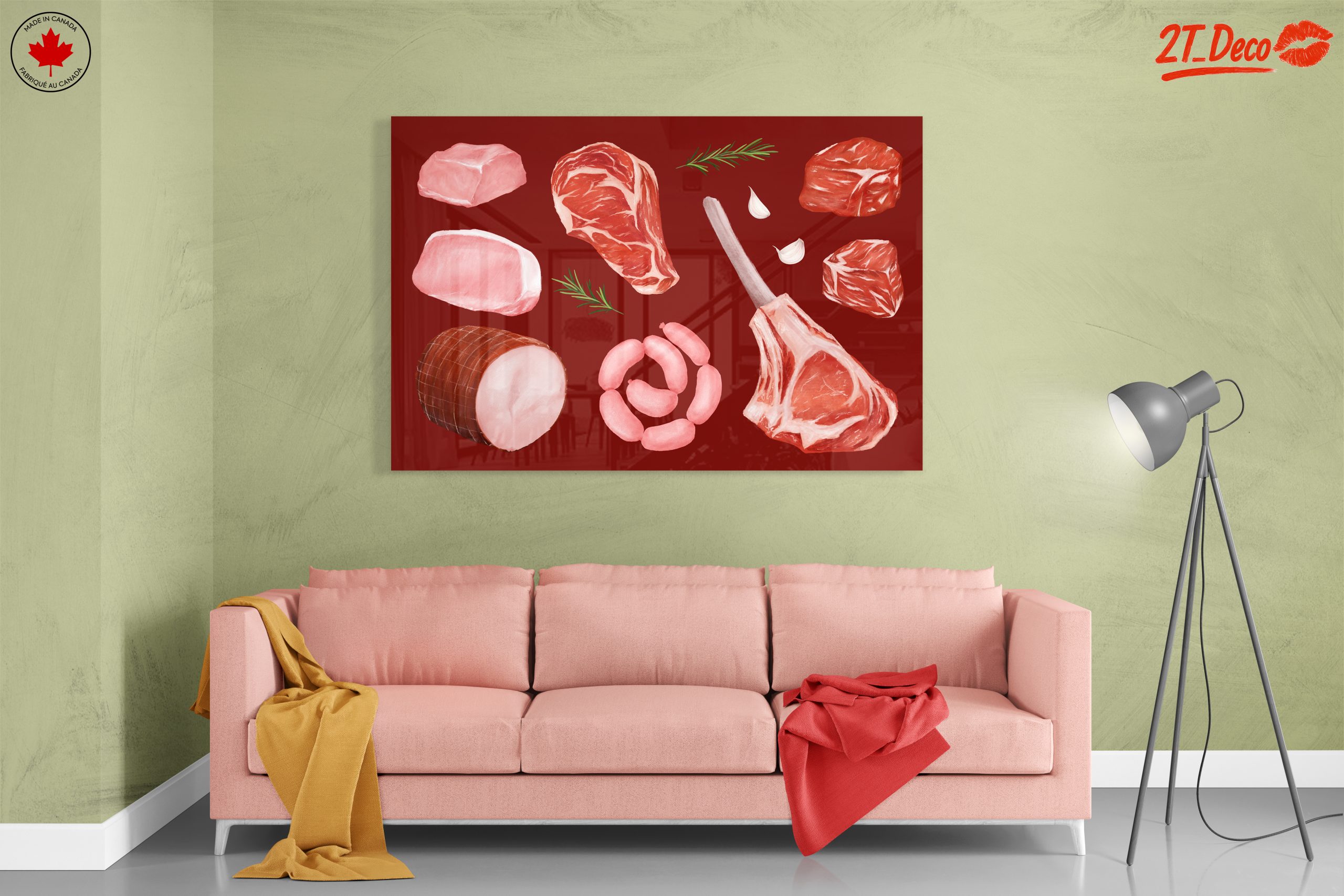 Abstract Meat Composition Art - Image 7