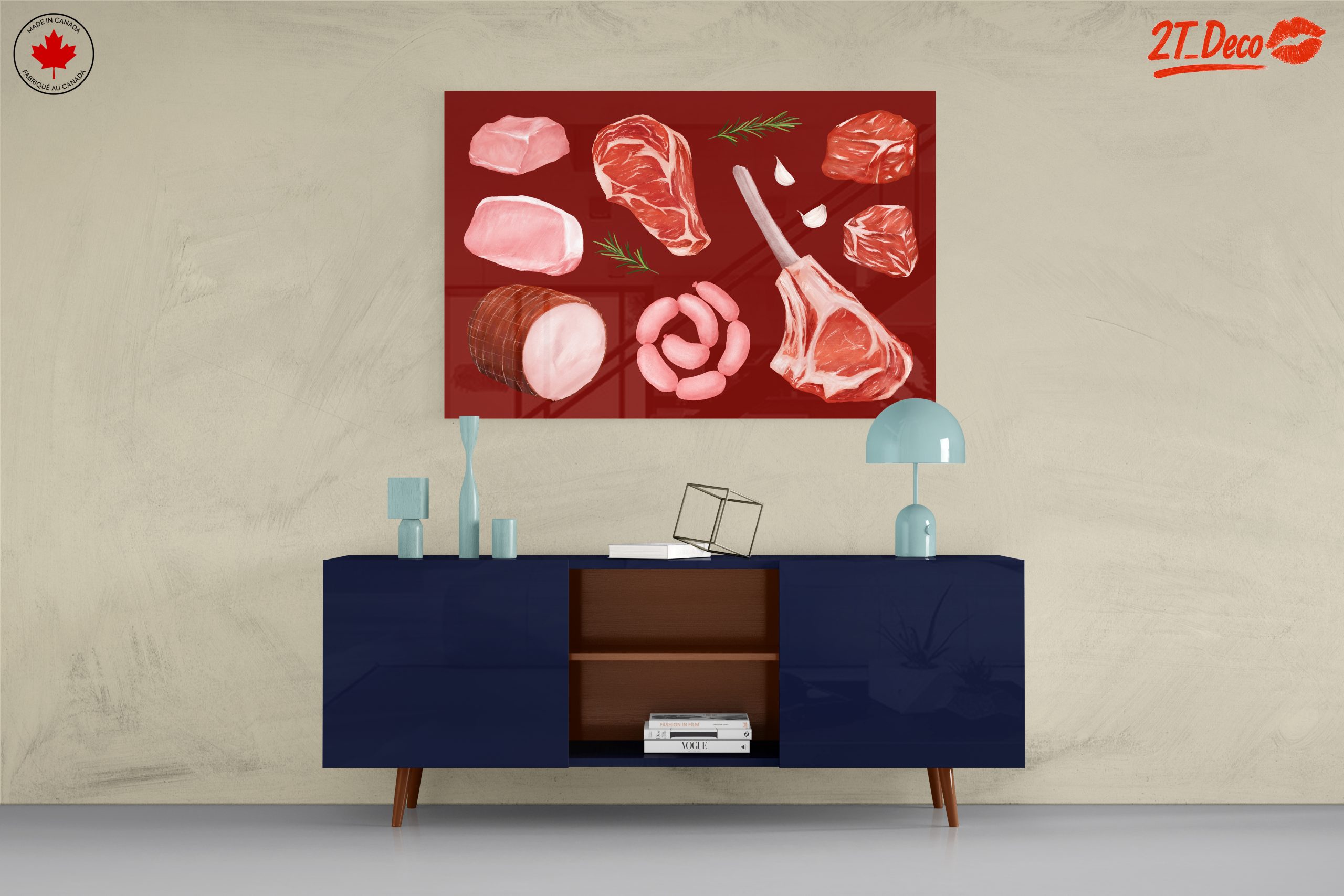 Abstract Meat Composition Art - Image 8