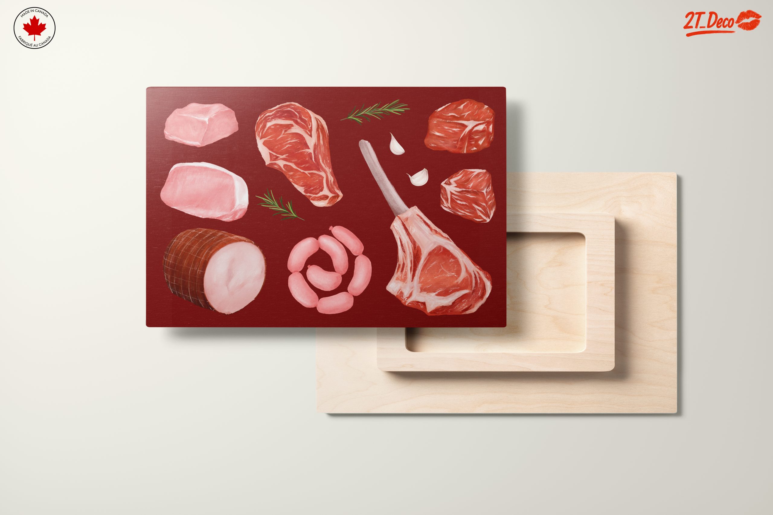 Abstract Meat Composition Art - Image 11