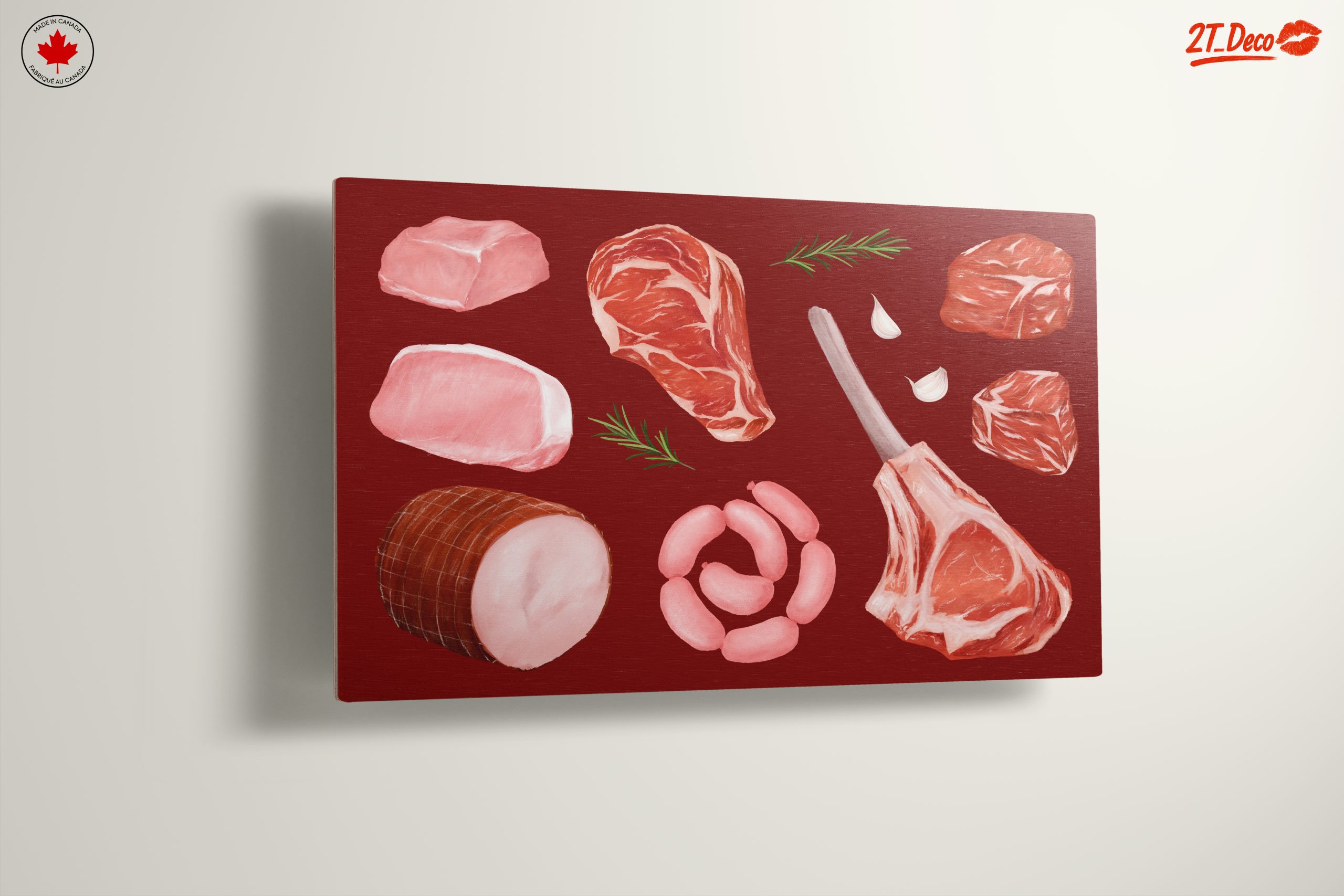 Abstract Meat Composition Art - Image 13