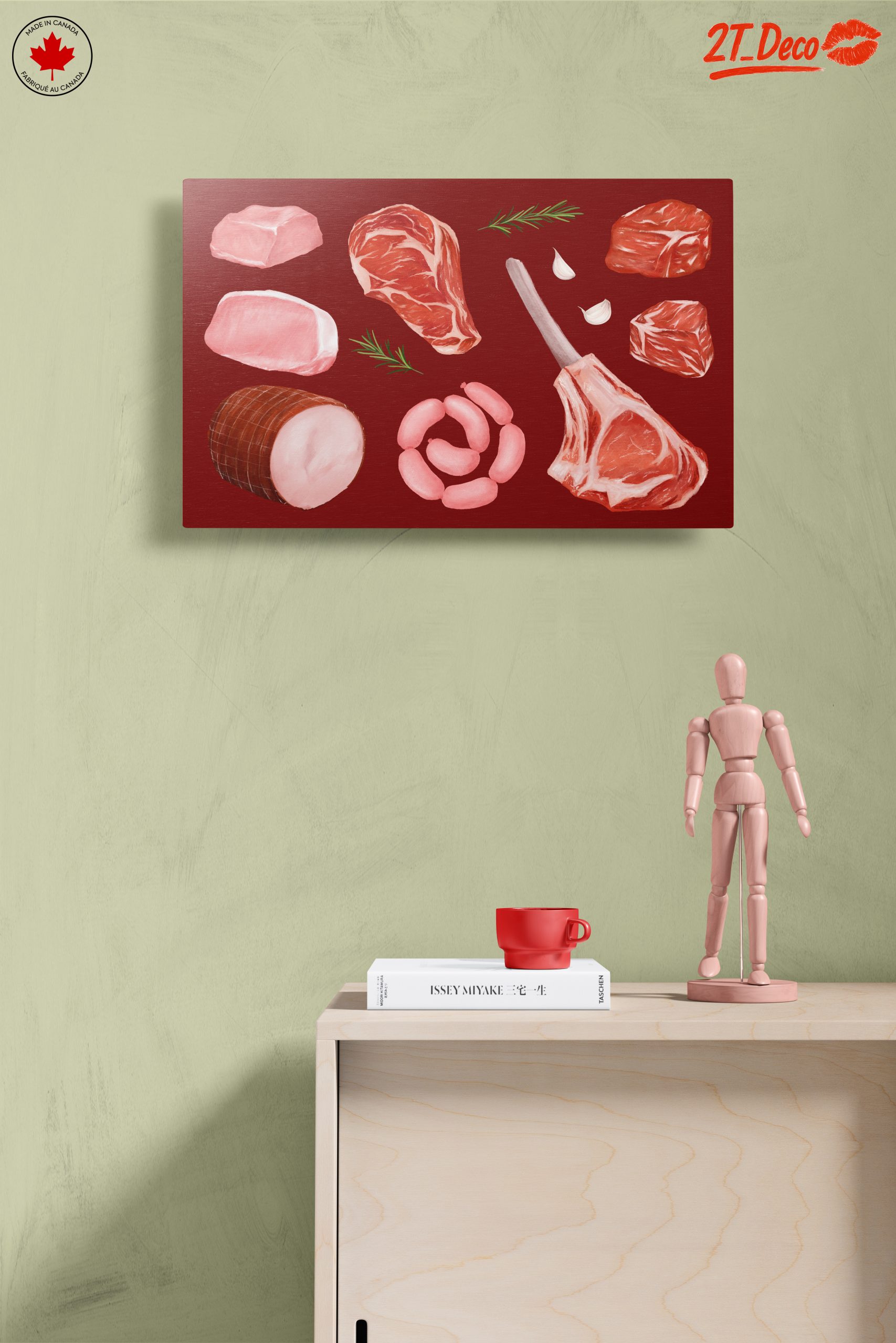 Abstract Meat Composition Art - Image 14
